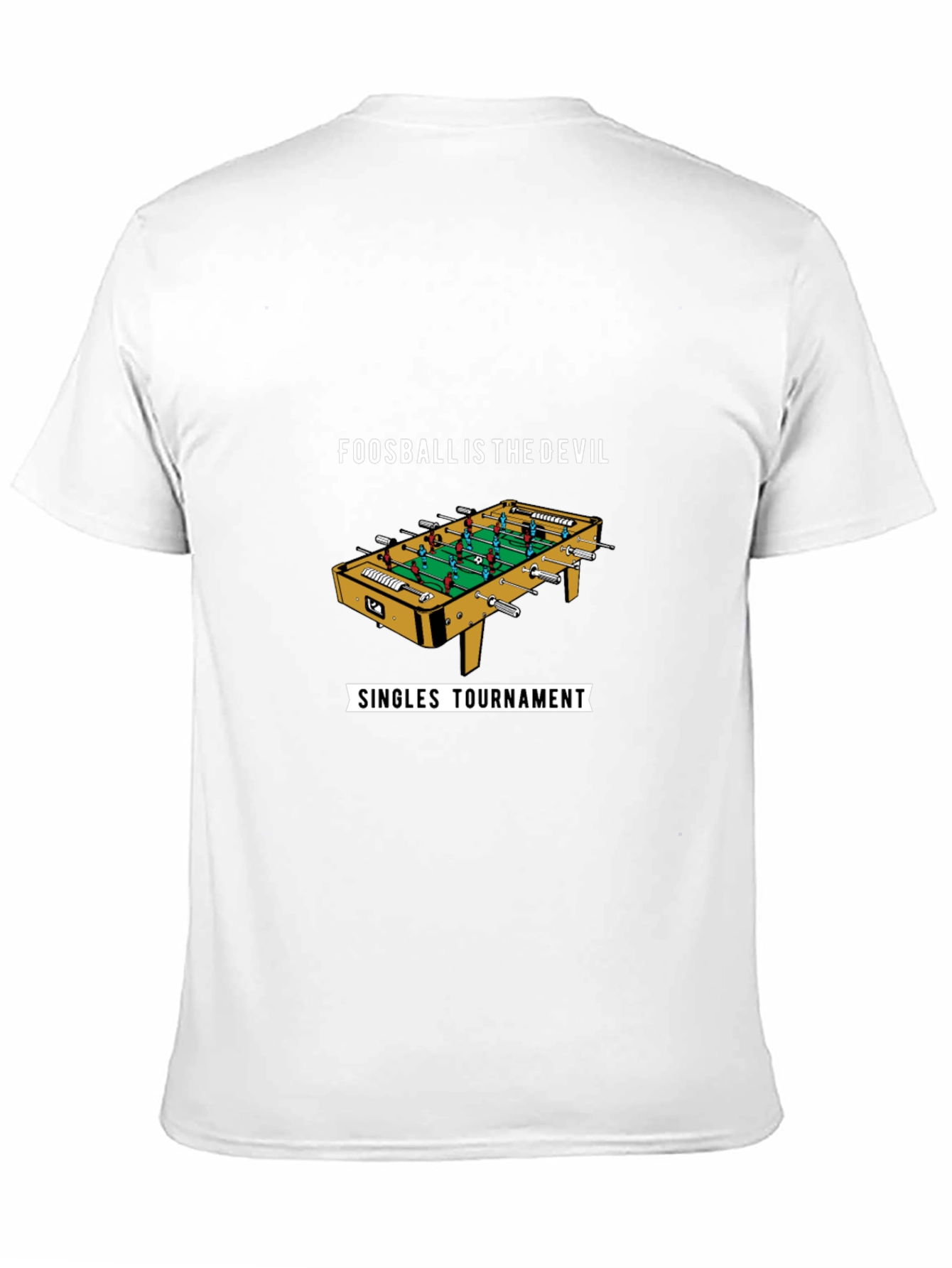 Black Foosball is the Devil T-Shirt view 11