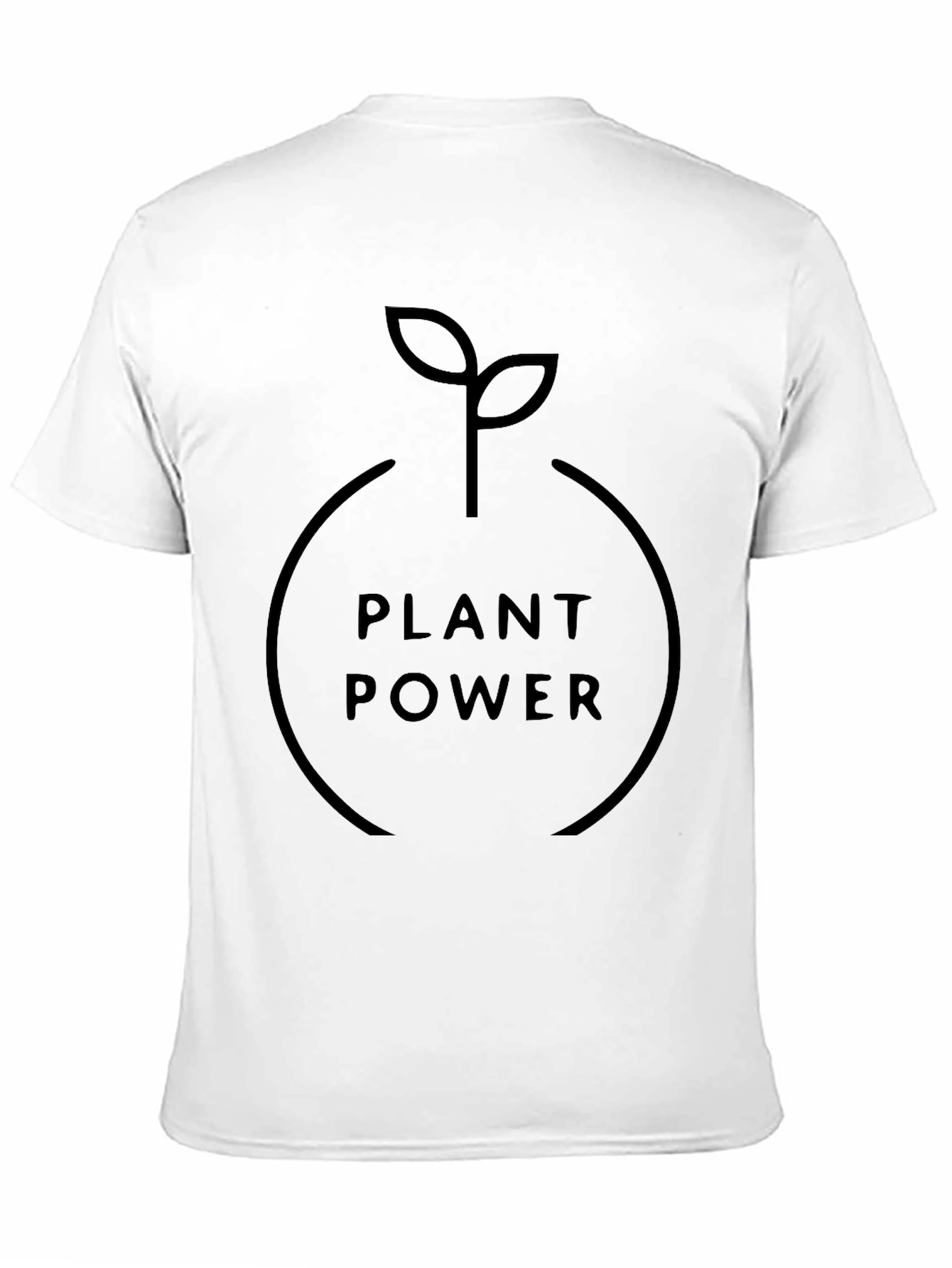 Plant Power Black T-Shirt - Vegan & Eco-Friendly - 11