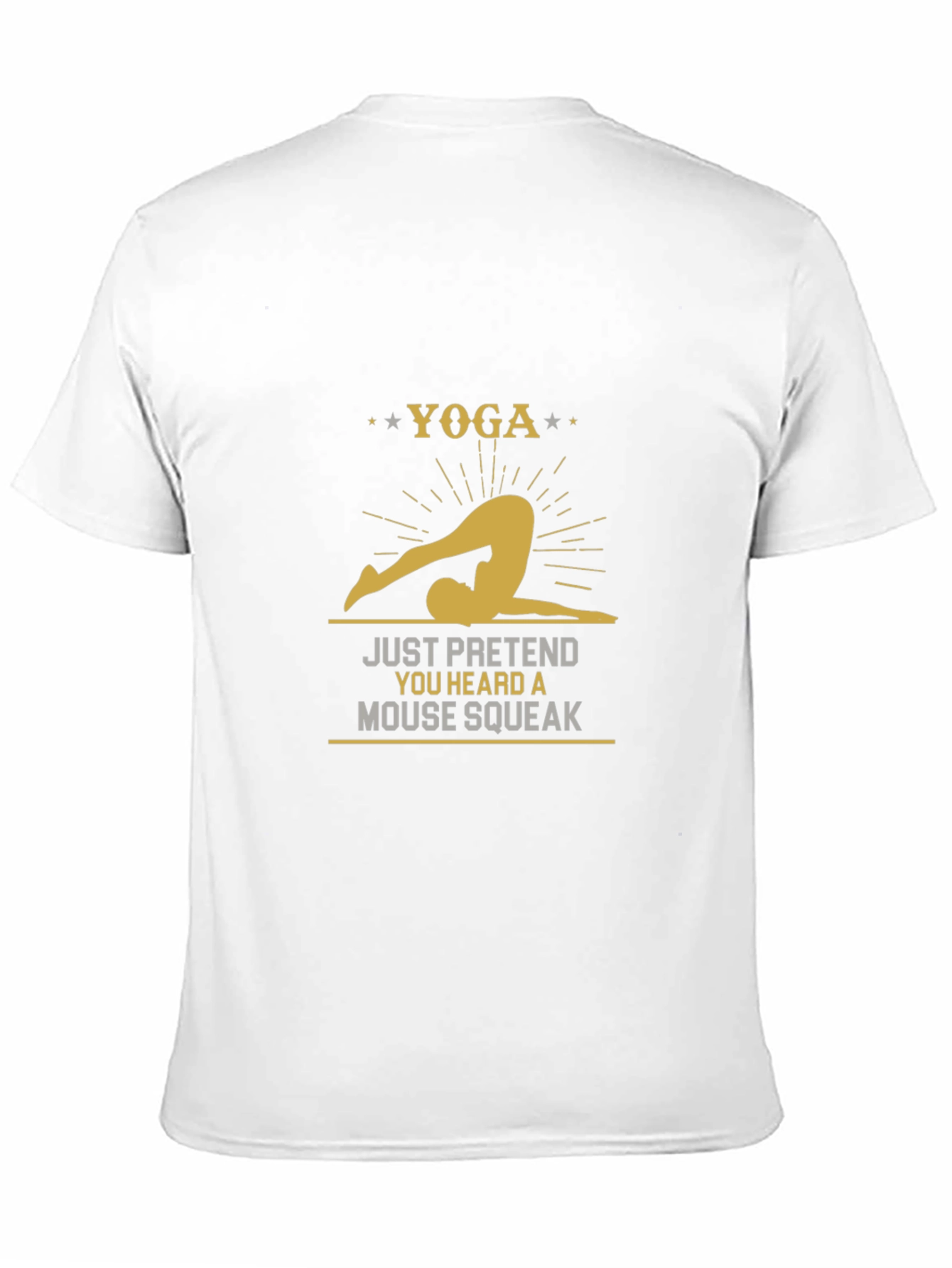 Black Yoga Mouse Squeak T-Shirt view 11