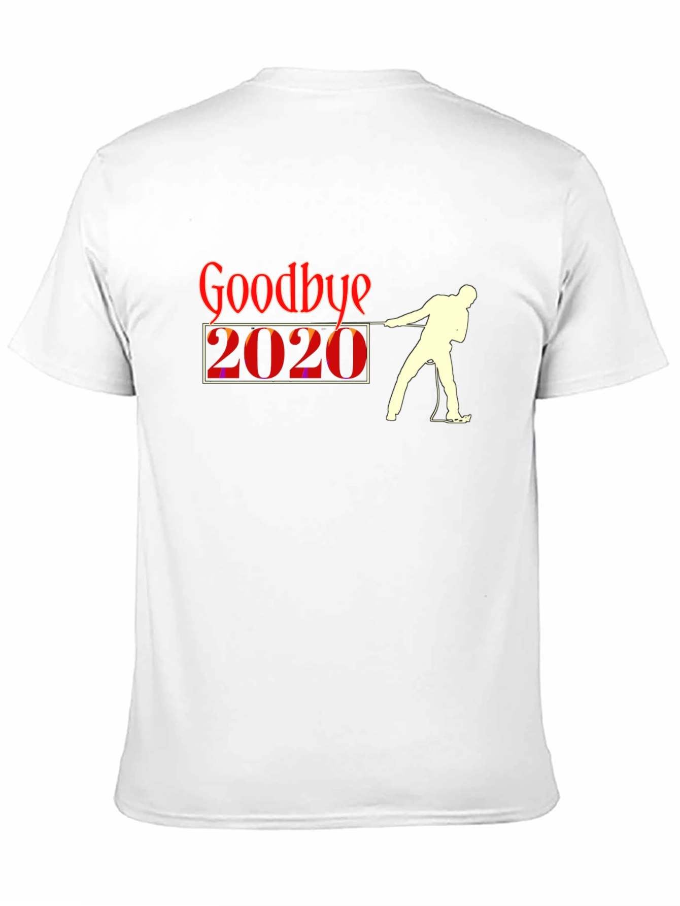 Black Goodbye 2020 Black Graphic T-Shirt view 11