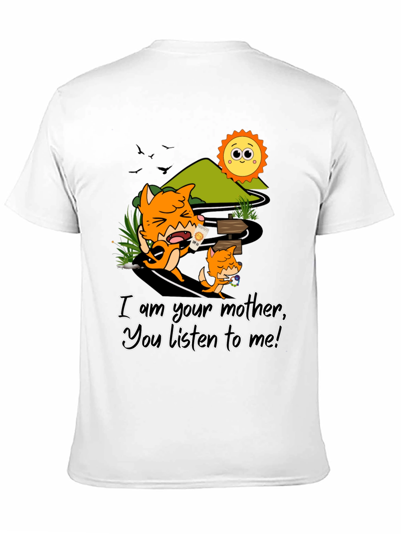 Black Fox Mother T-Shirt - Listen To Me! view 11