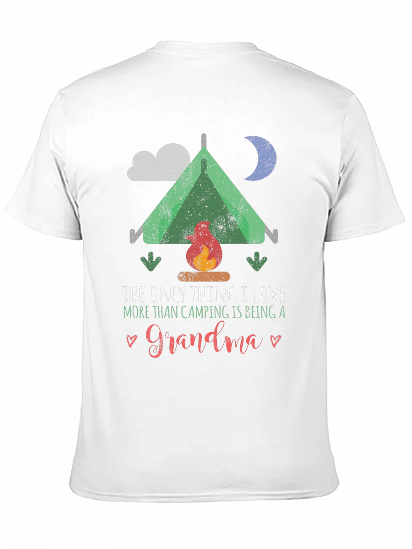 Black Camping Grandma Graphic Tee view 11