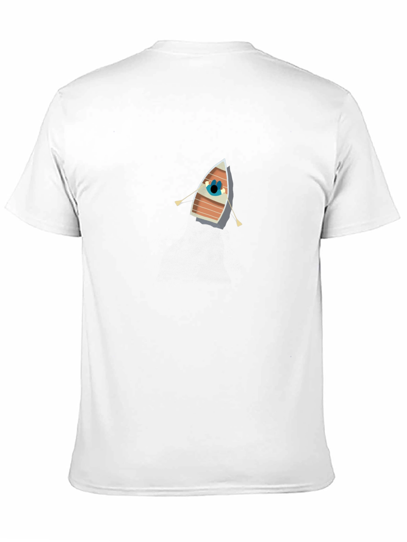 Black Rowboat Graphic Black Tee view 11