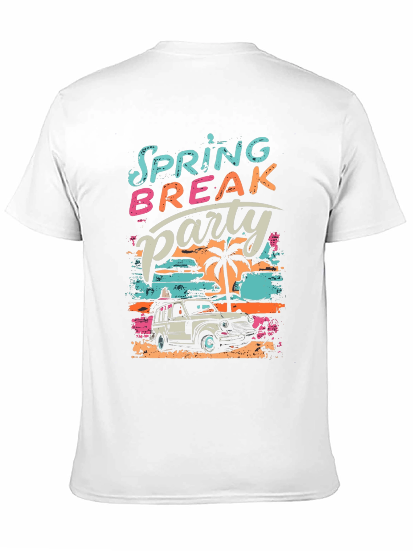 Black Spring Break Party Graphic T-Shirt view 11