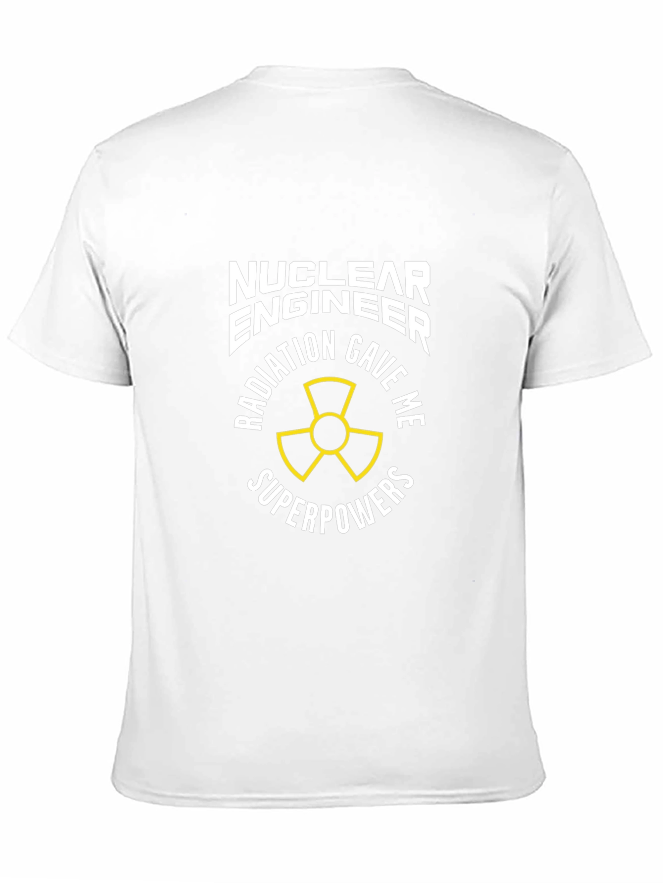 Black Nuclear Engineer Radiation Superpowers T-Shirt view 11