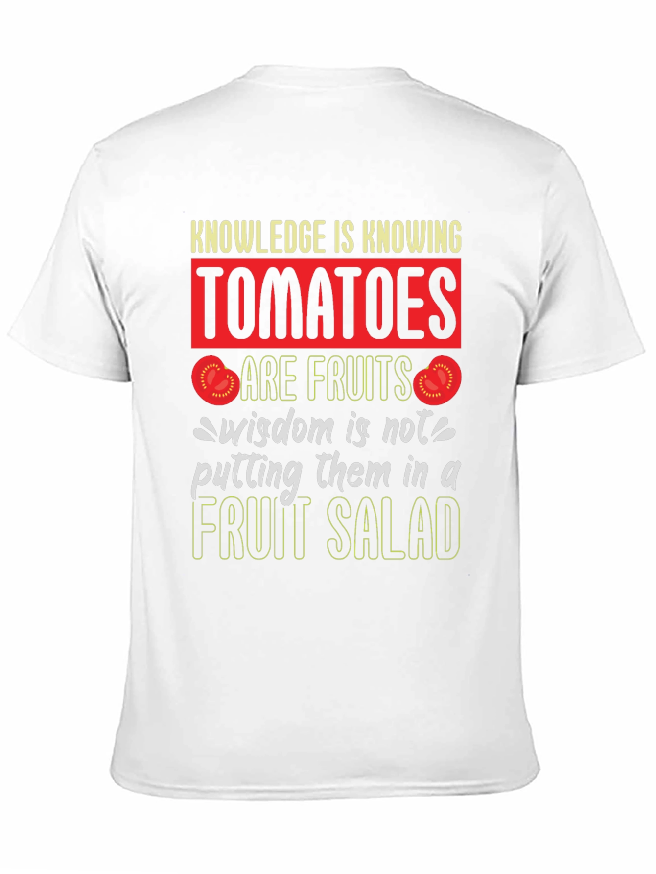 Black Tomato Fruit Wisdom T-Shirt view 11