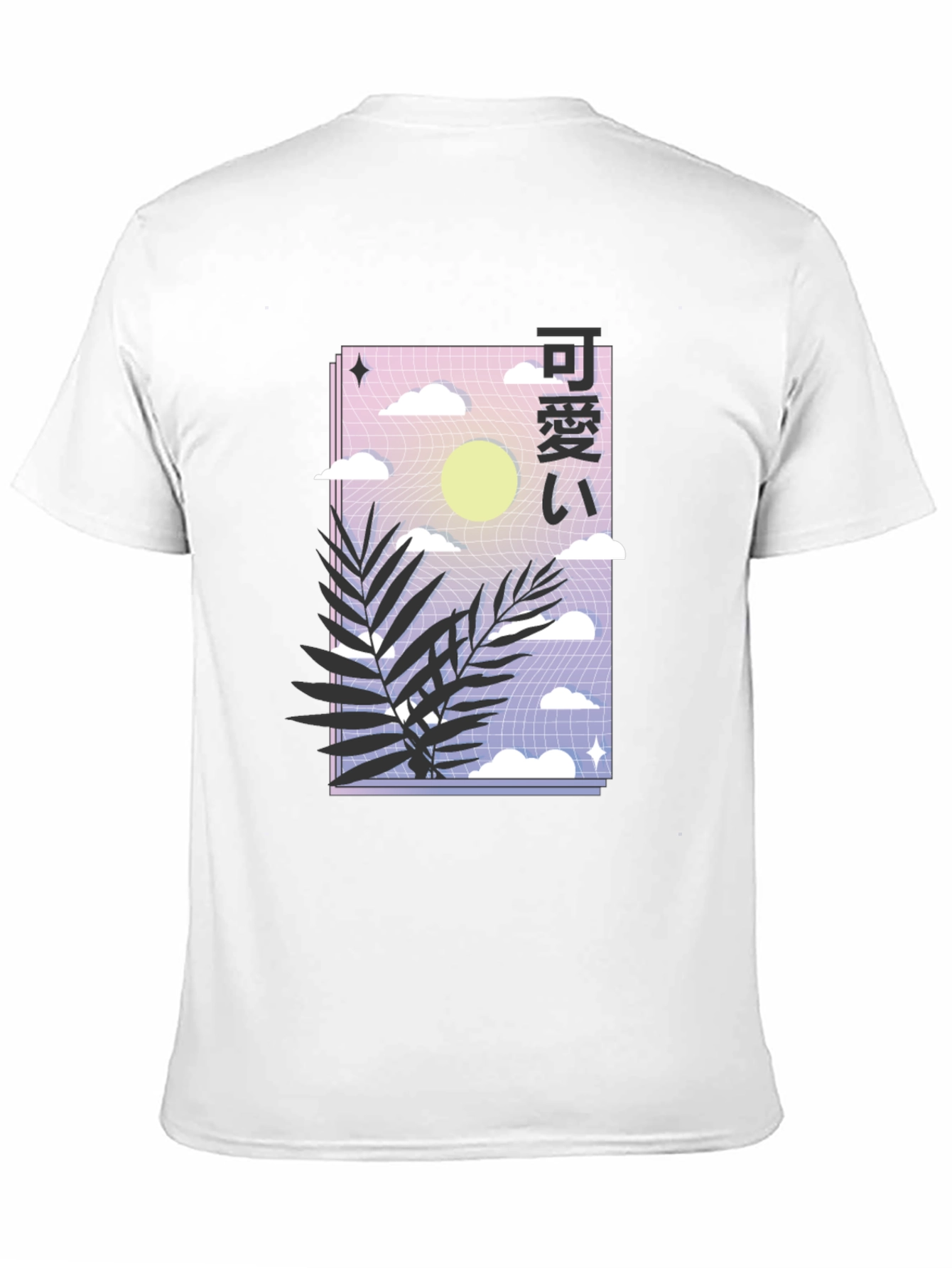 Black Aesthetic Japanese T-Shirt - Kawaii Graphic Tee view 11