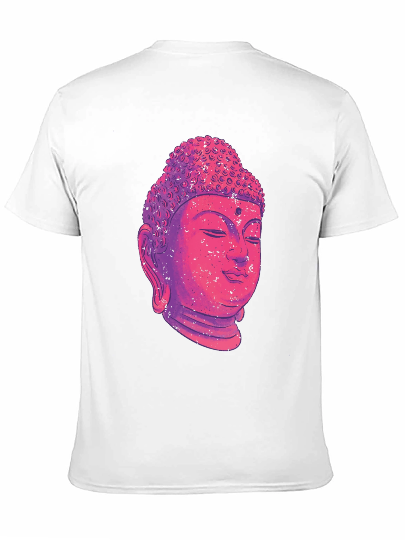 Black Buddha Head Graphic T-Shirt - Black view 11