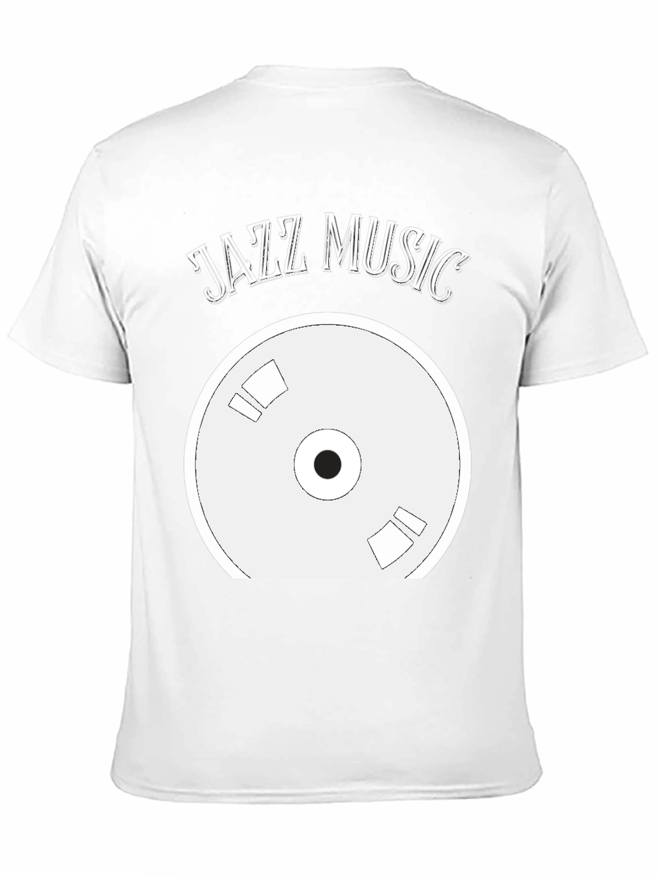 Black Jazz Music Record T-Shirt - Cool Music Lover Tee view 11