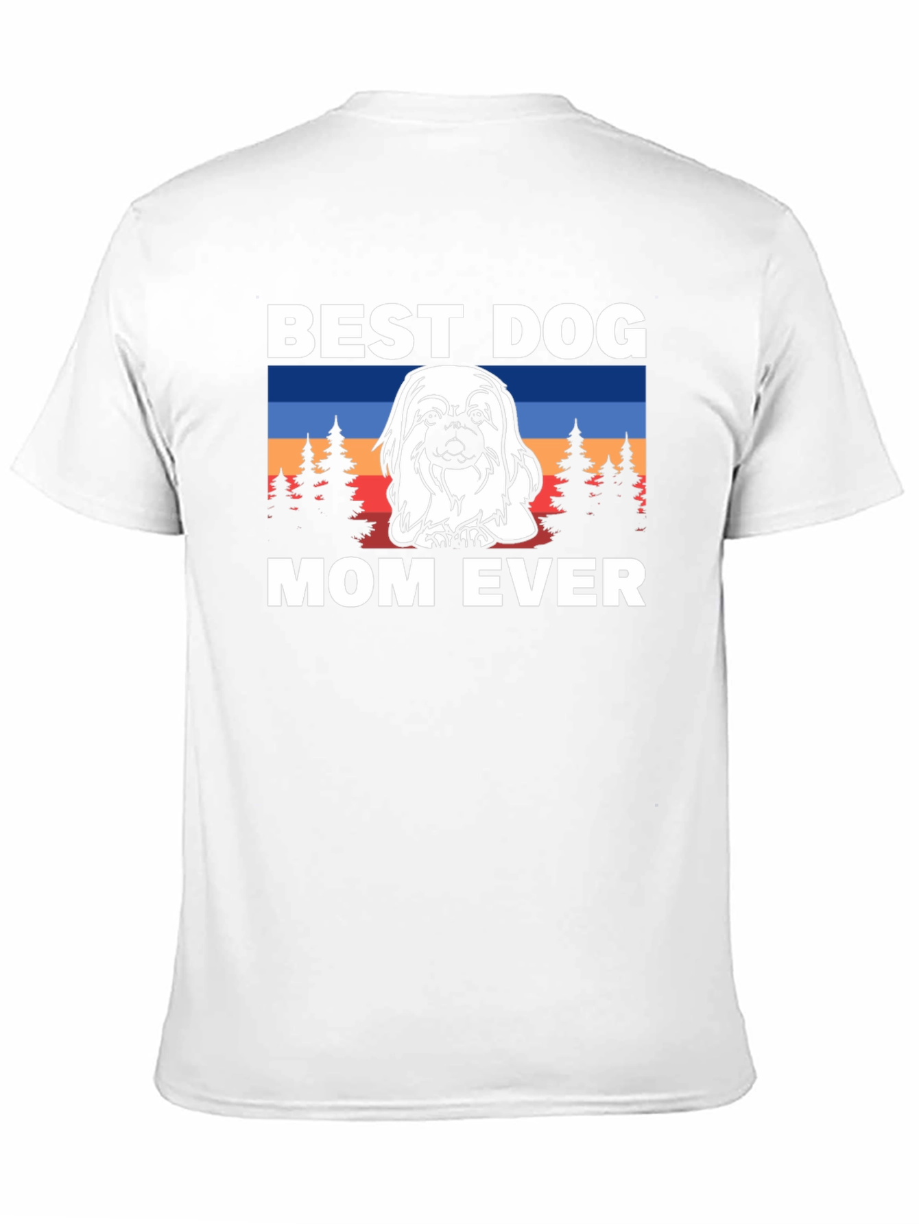 Black Best Dog Mom Ever T-Shirt - Cute Pekingese Design view 11