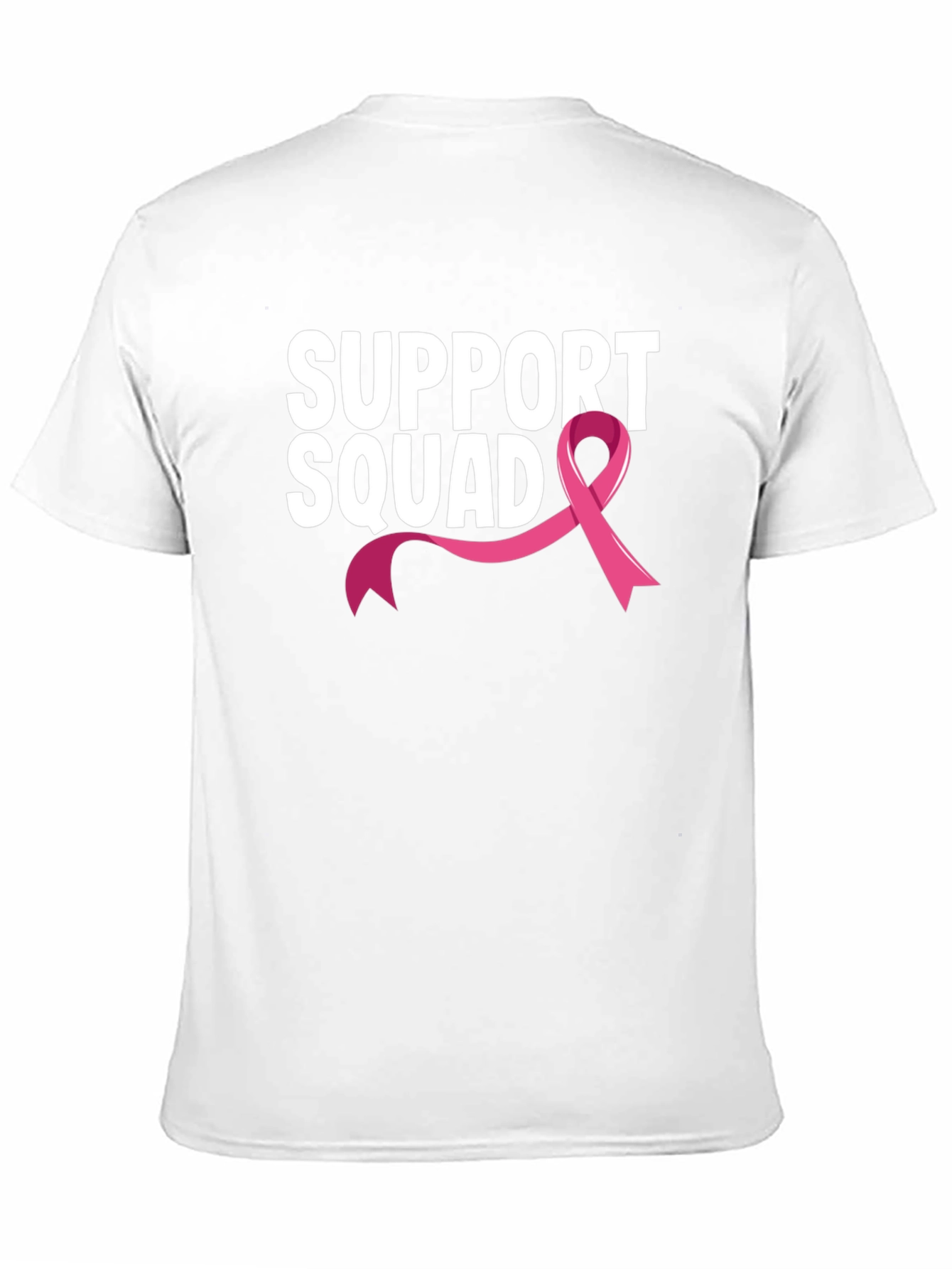 Black Support Squad Breast Cancer Awareness T-Shirt view 11
