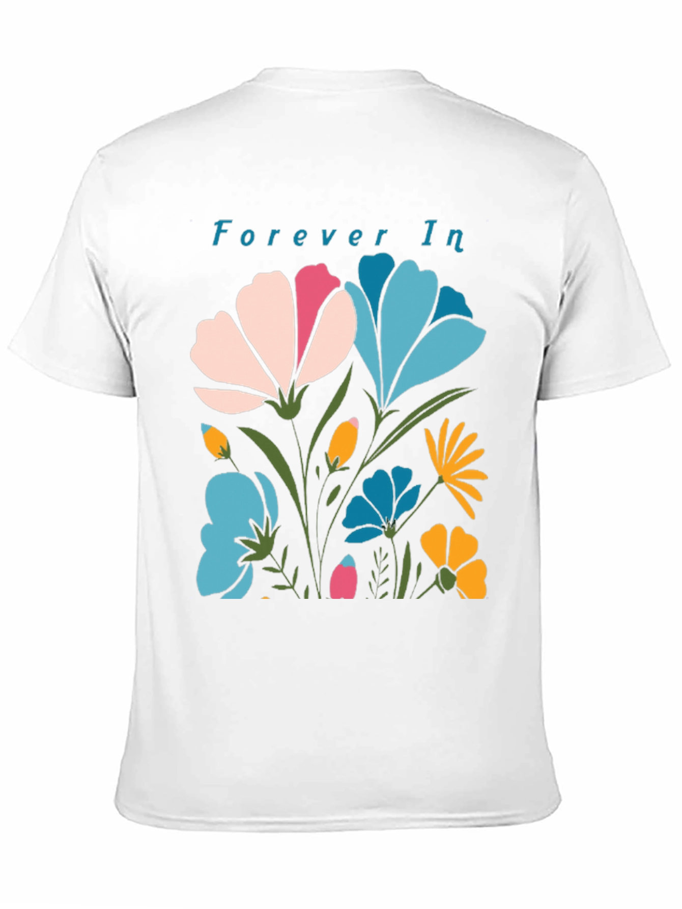 Black Forever In Floral T-Shirt view 11