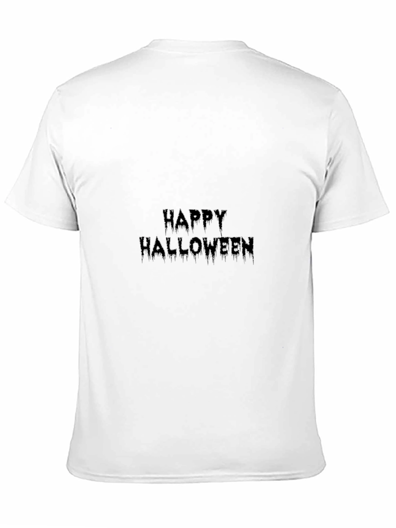 Black Happy Halloween Black T-Shirt view 11