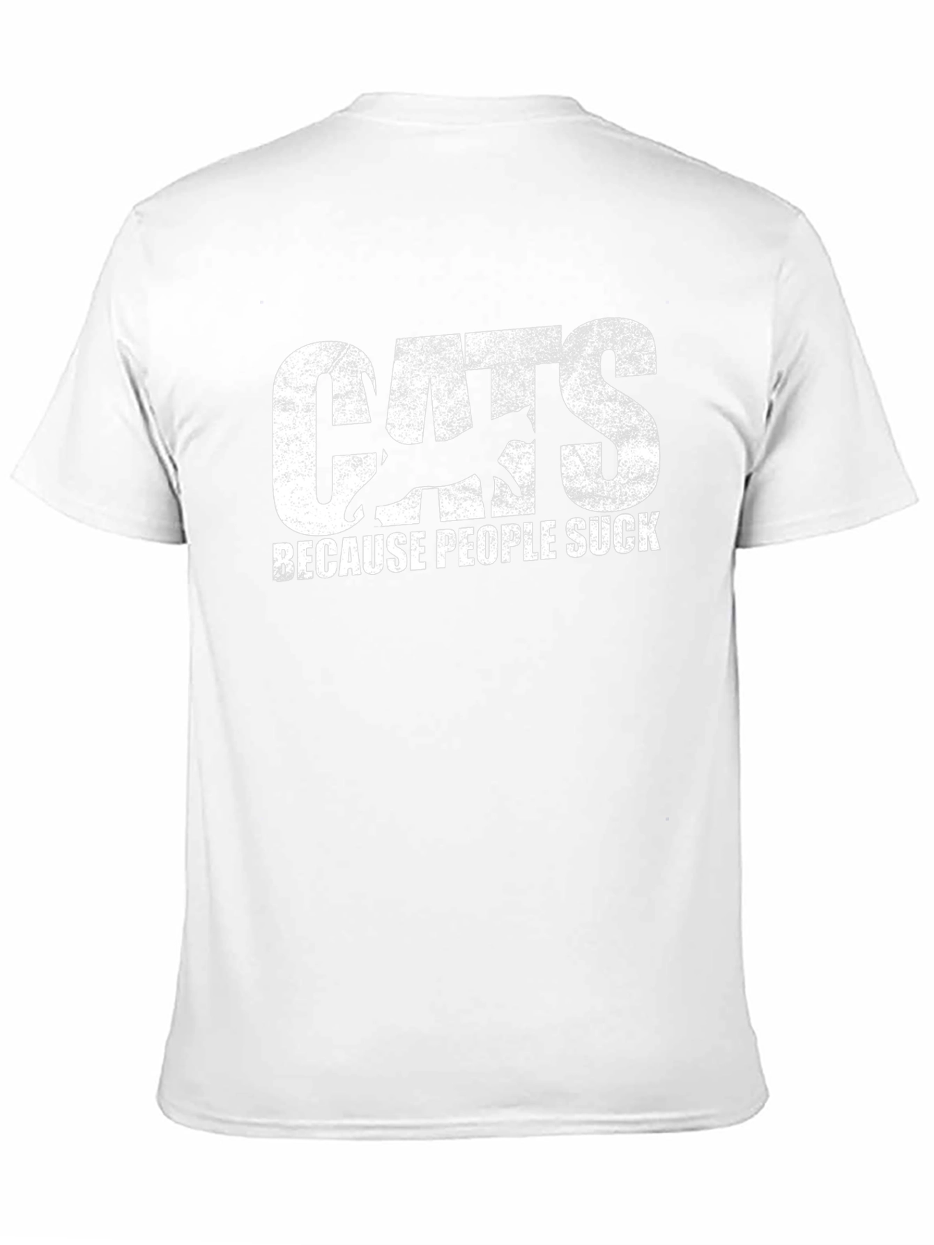 Black Cats Because People Suck Graphic Tee view 11