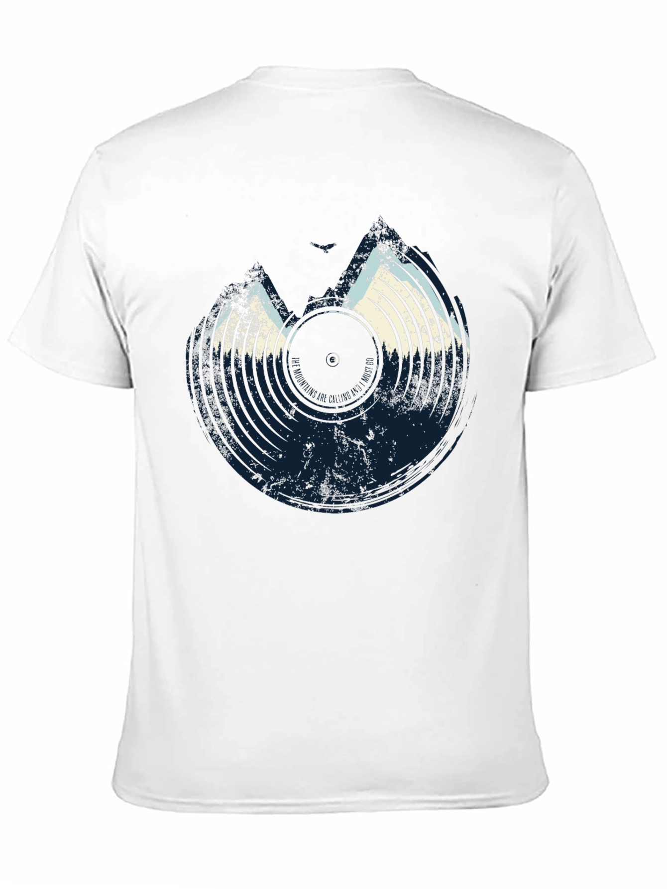 Black Vinyl Record Graphic Tee - Music Lover T-Shirt view 11
