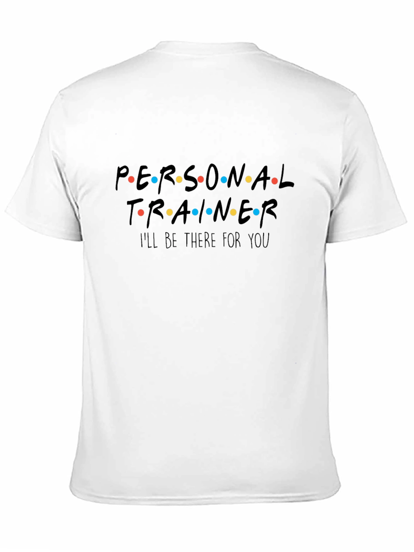 Black Personal Trainer Graphic Tee - Friends Theme view 11