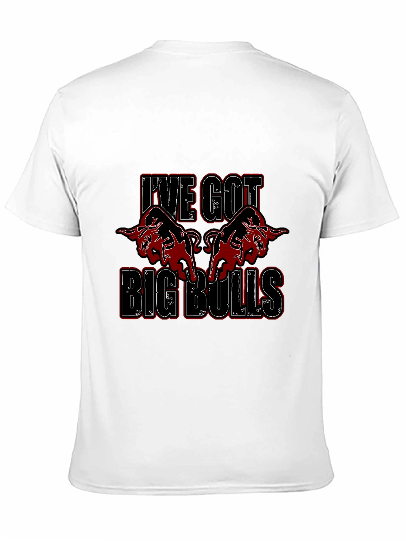 Black I've Got Big Bulls Graphic T-Shirt view 11