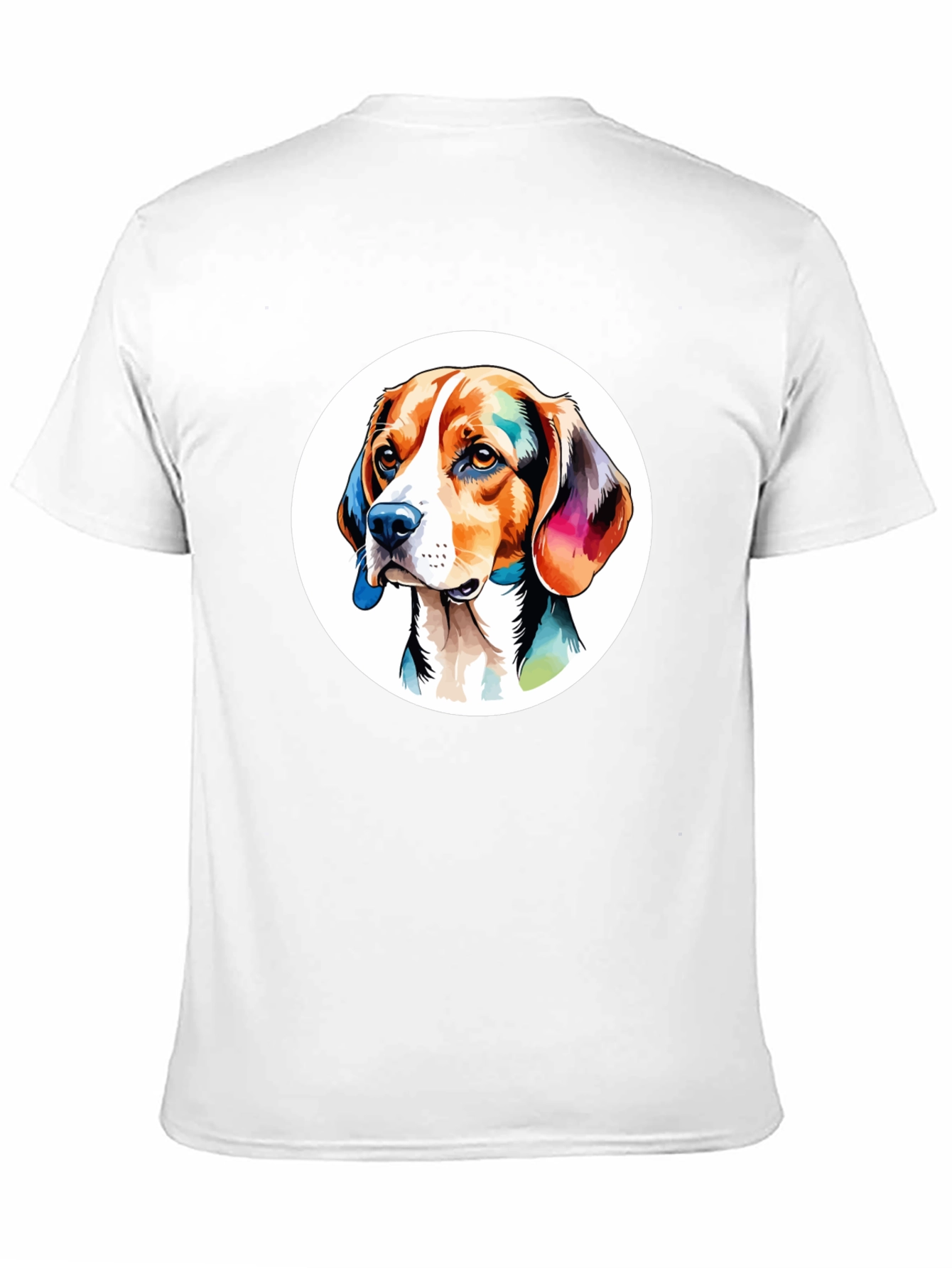 Black Dog Art Graphic Black T-Shirt view 11