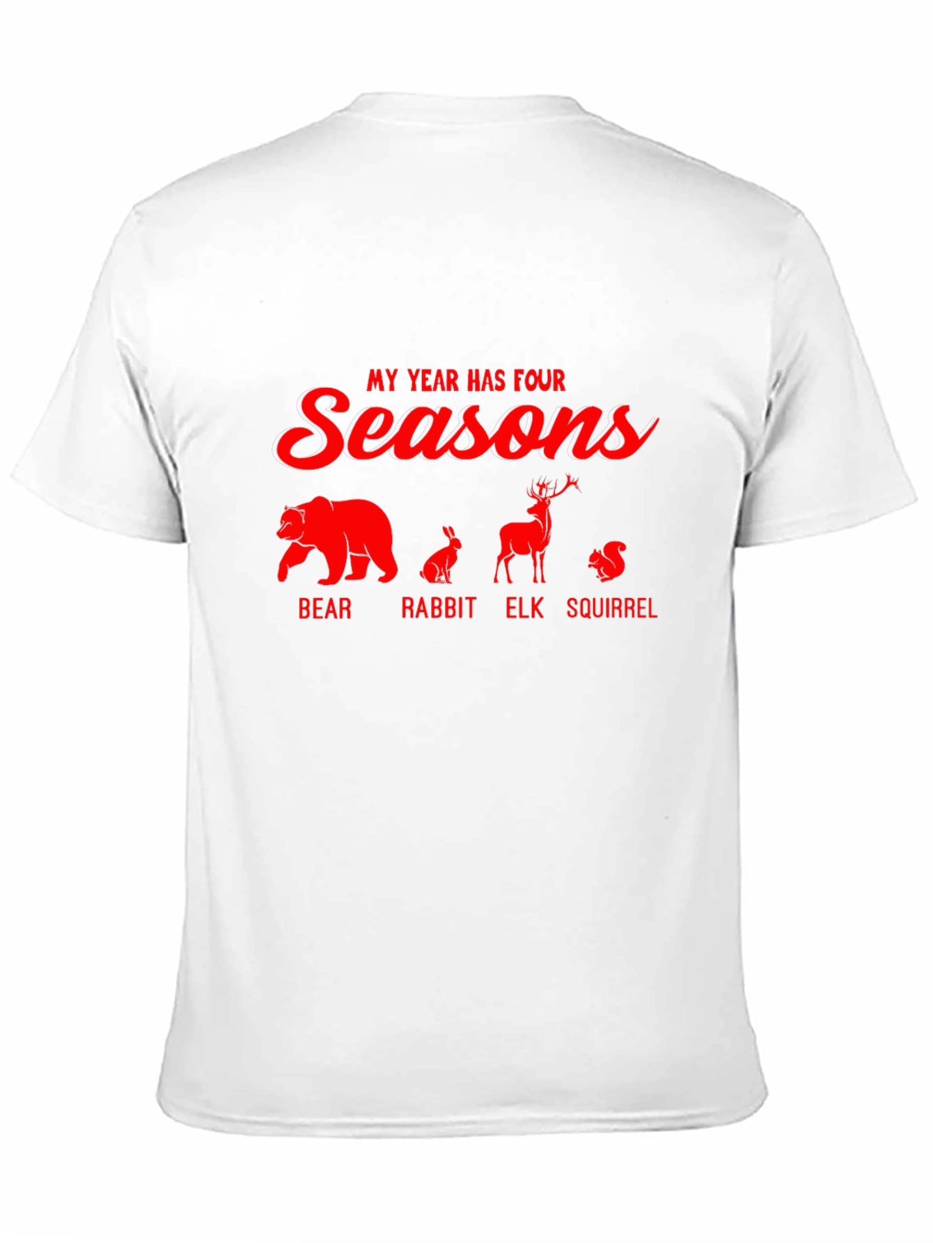Black My Year Has Four Seasons Graphic T-Shirt view 11