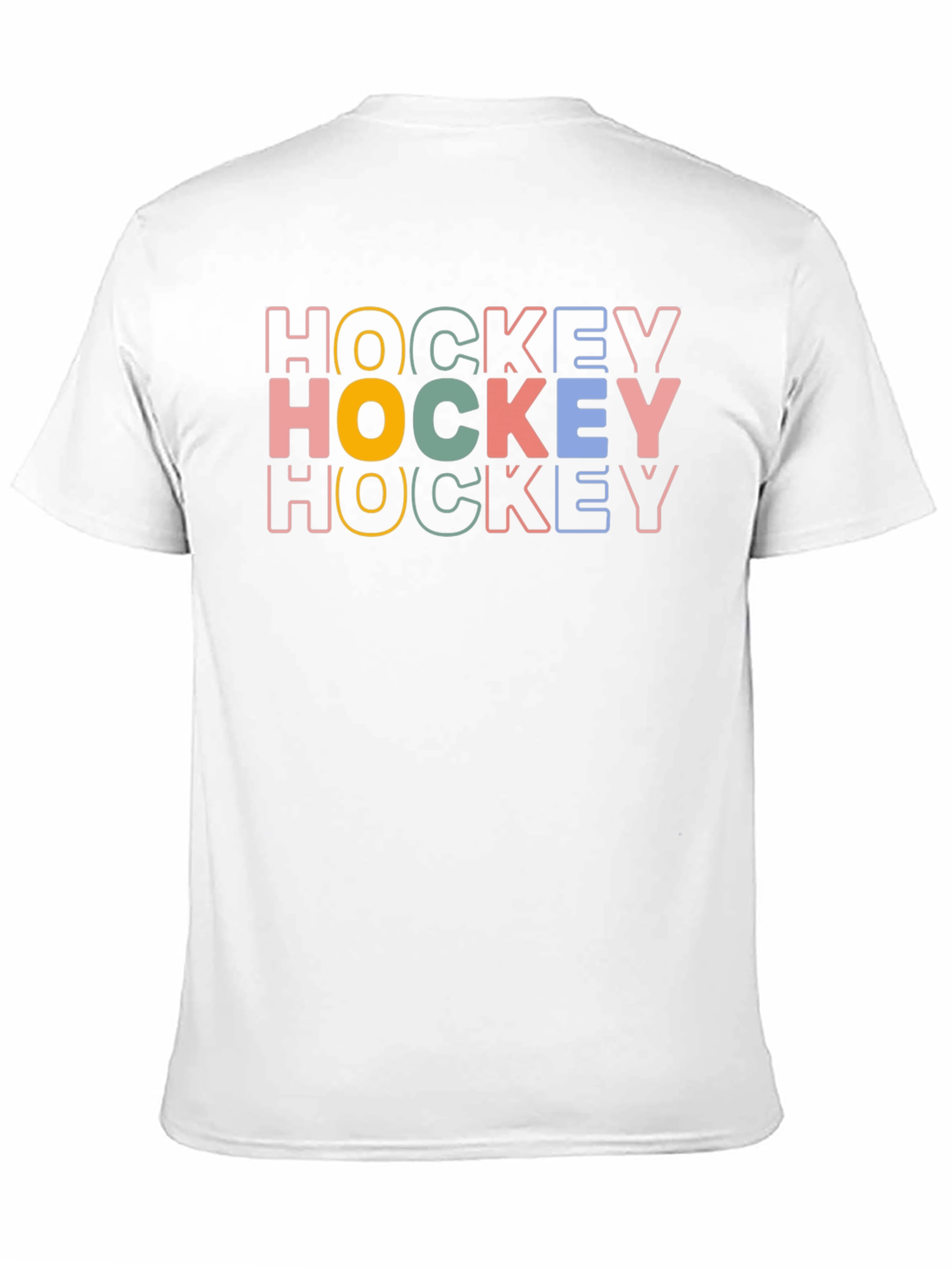 Black Retro Hockey T-Shirt - Stylish Sportswear view 11