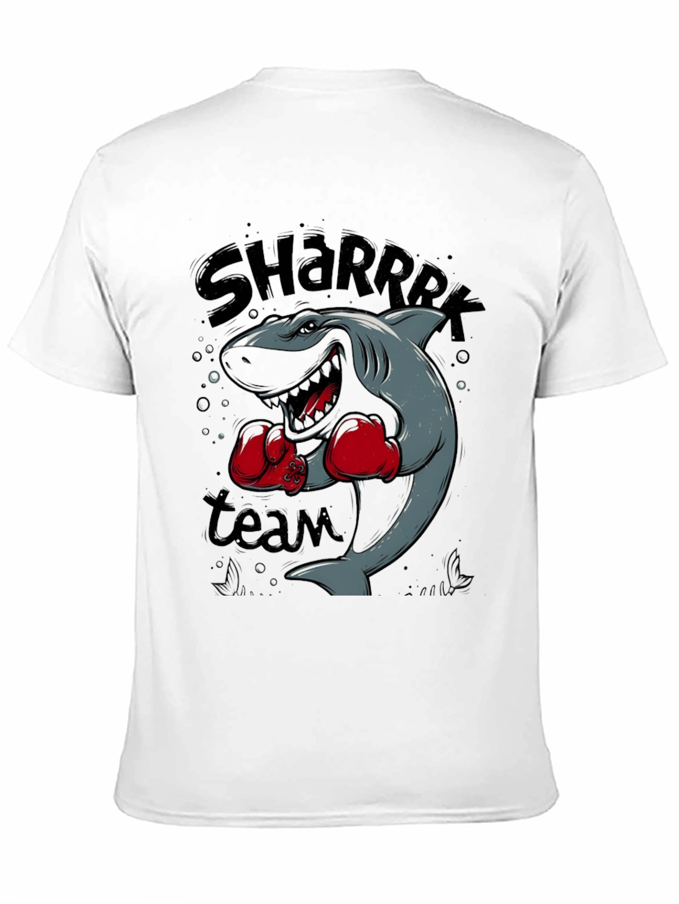 Black Shark Boxing Team Graphic Black T-Shirt view 11