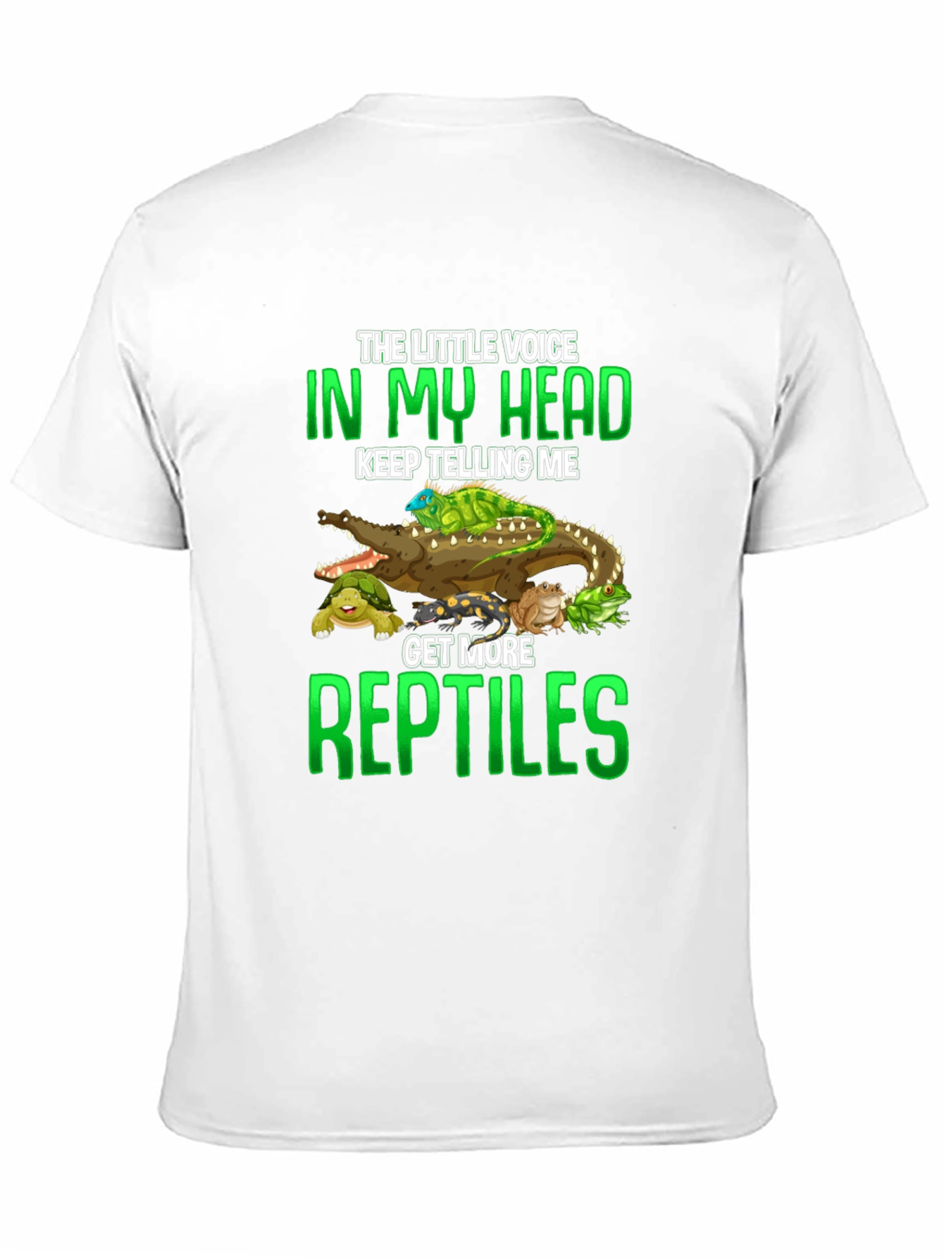 Black Reptiles T-Shirt: Little Voice in My Head view 11