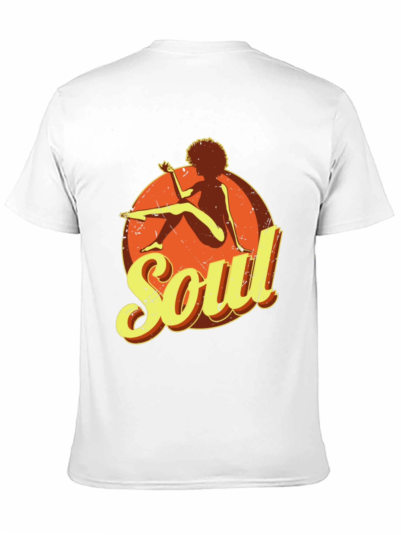 Black Soul Graphic T-Shirt - Retro Style Black Tee view 11