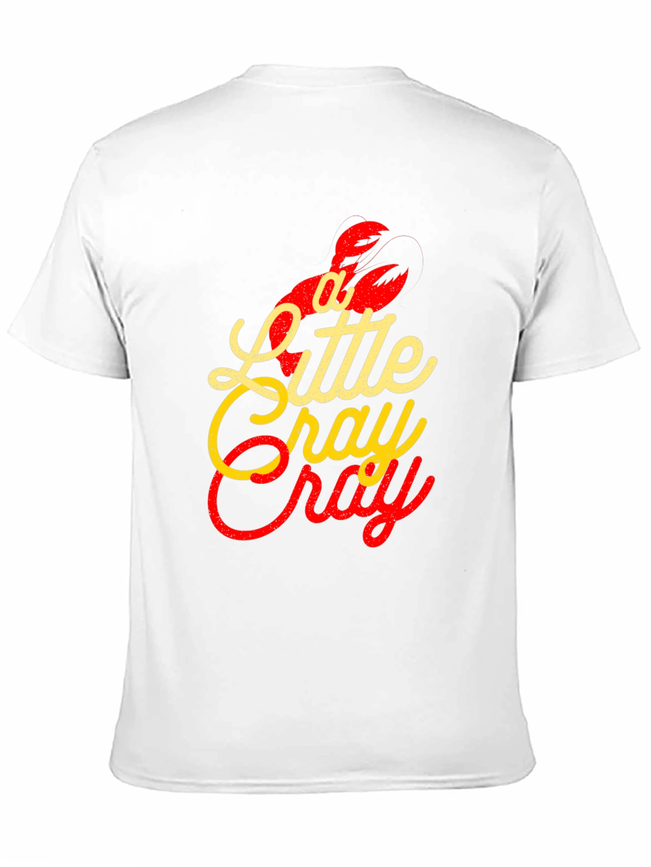Black A Little Cray Funny Lobster Graphic T-Shirt view 11