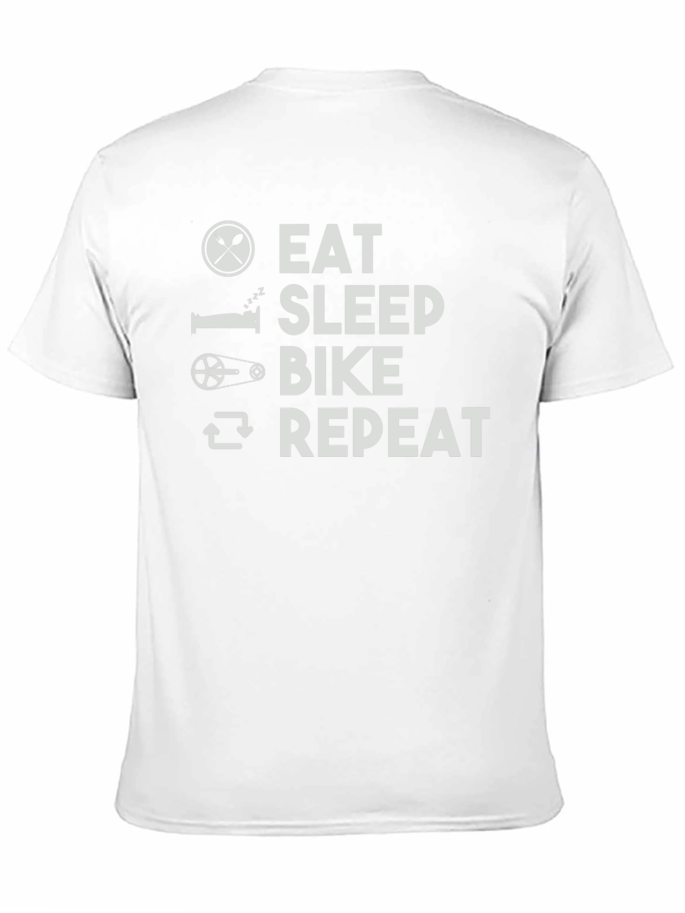Black Eat Sleep Bike Repeat Graphic T-Shirt view 11