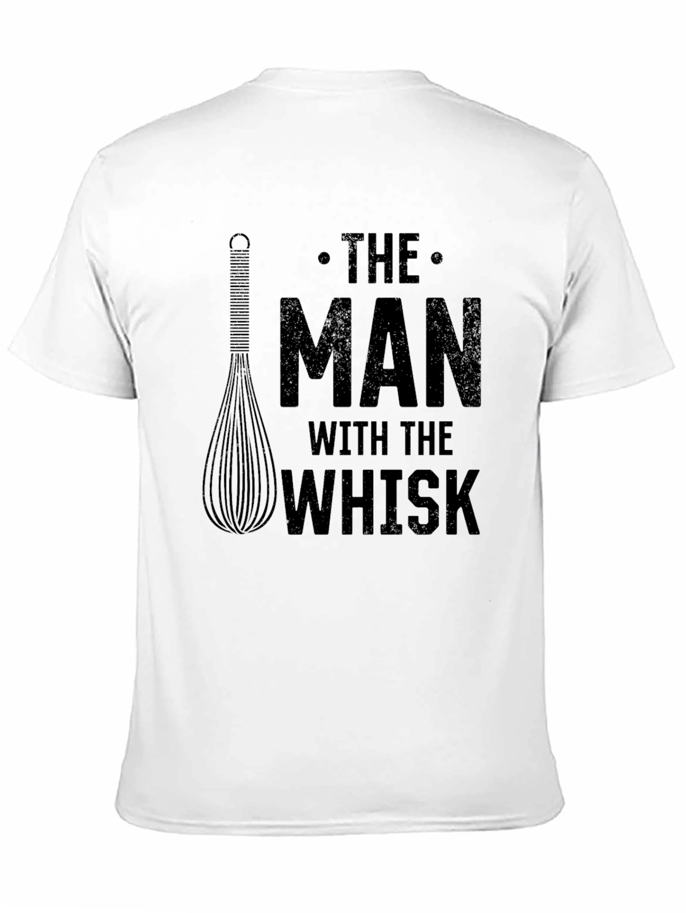 Black The Man With The Whisk Black T-Shirt view 11