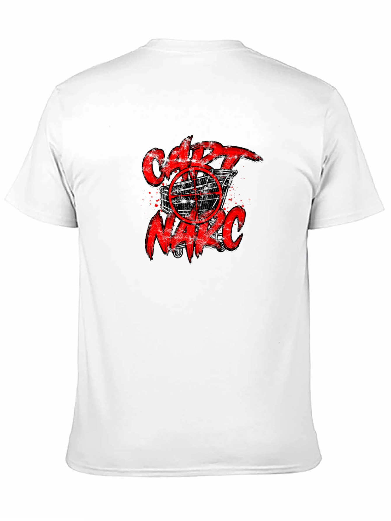Black Cart Narc T-Shirt - Black Graphic Tee view 11