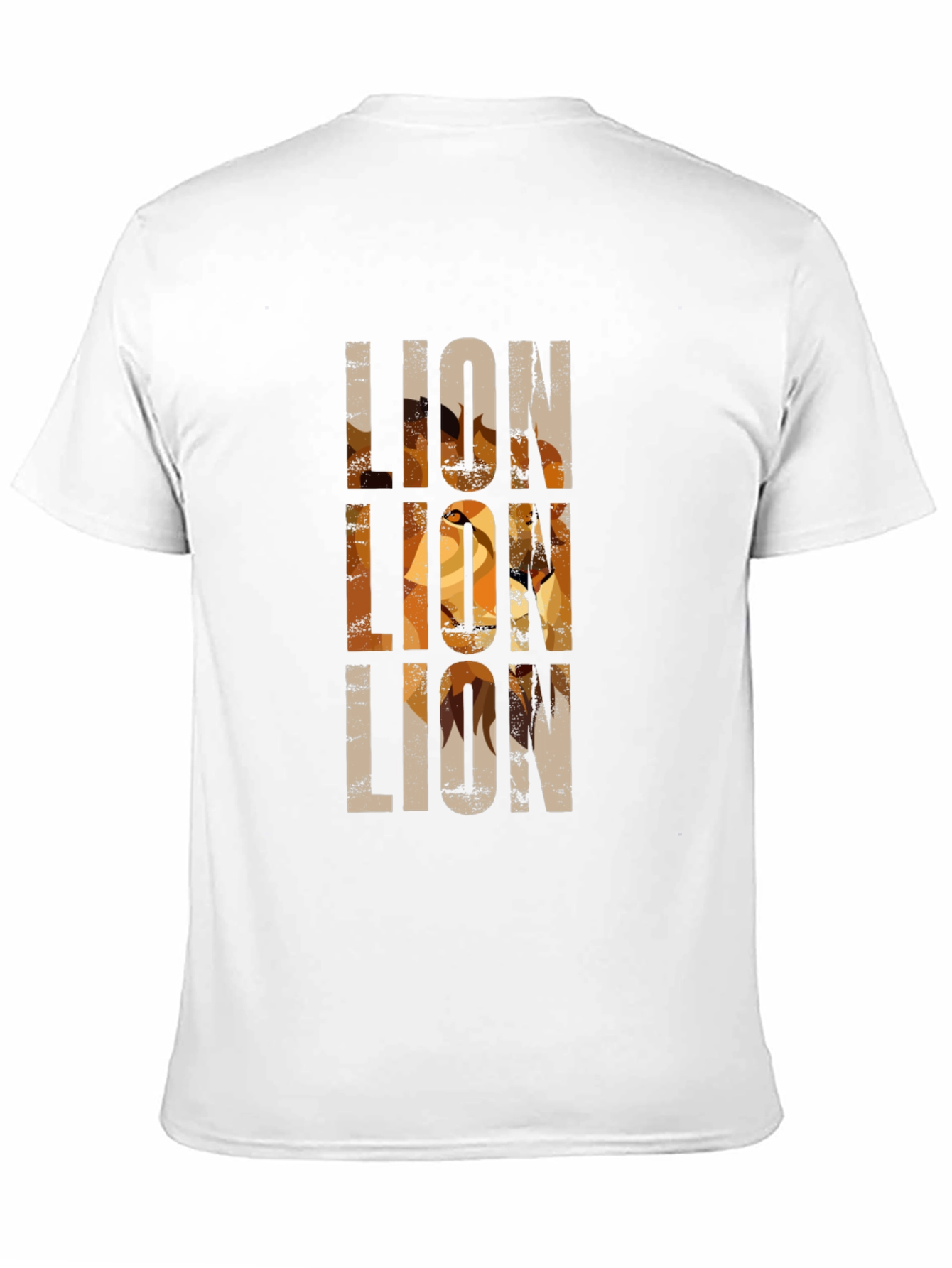 Black Lion Graphic Print Black T-Shirt view 11