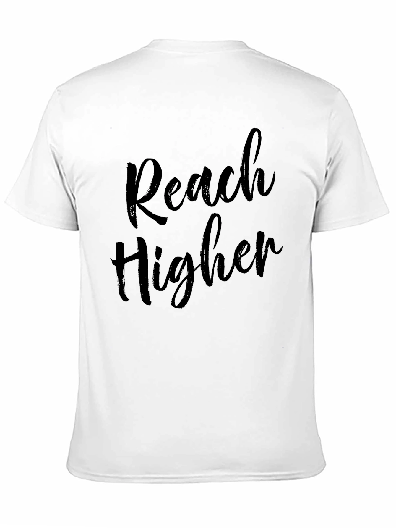 Black Reach Higher Black Graphic Tee view 11