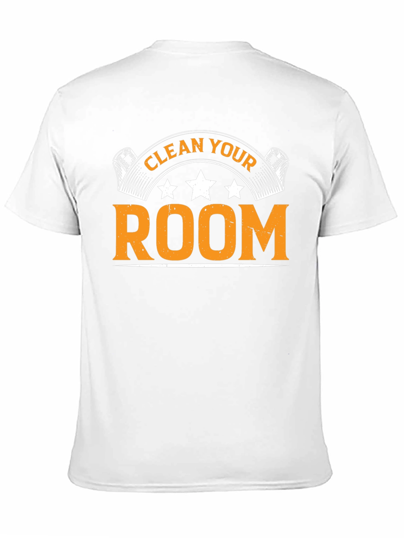 Black Clean Your Room Graphic Tee view 11