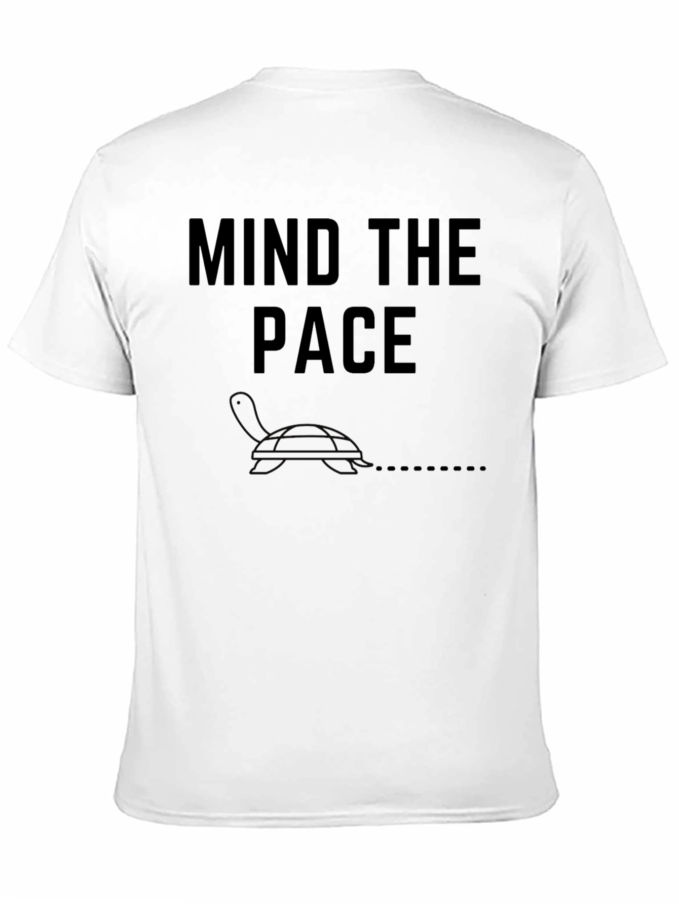 Black Mind the Pace Turtle Graphic Tee view 11