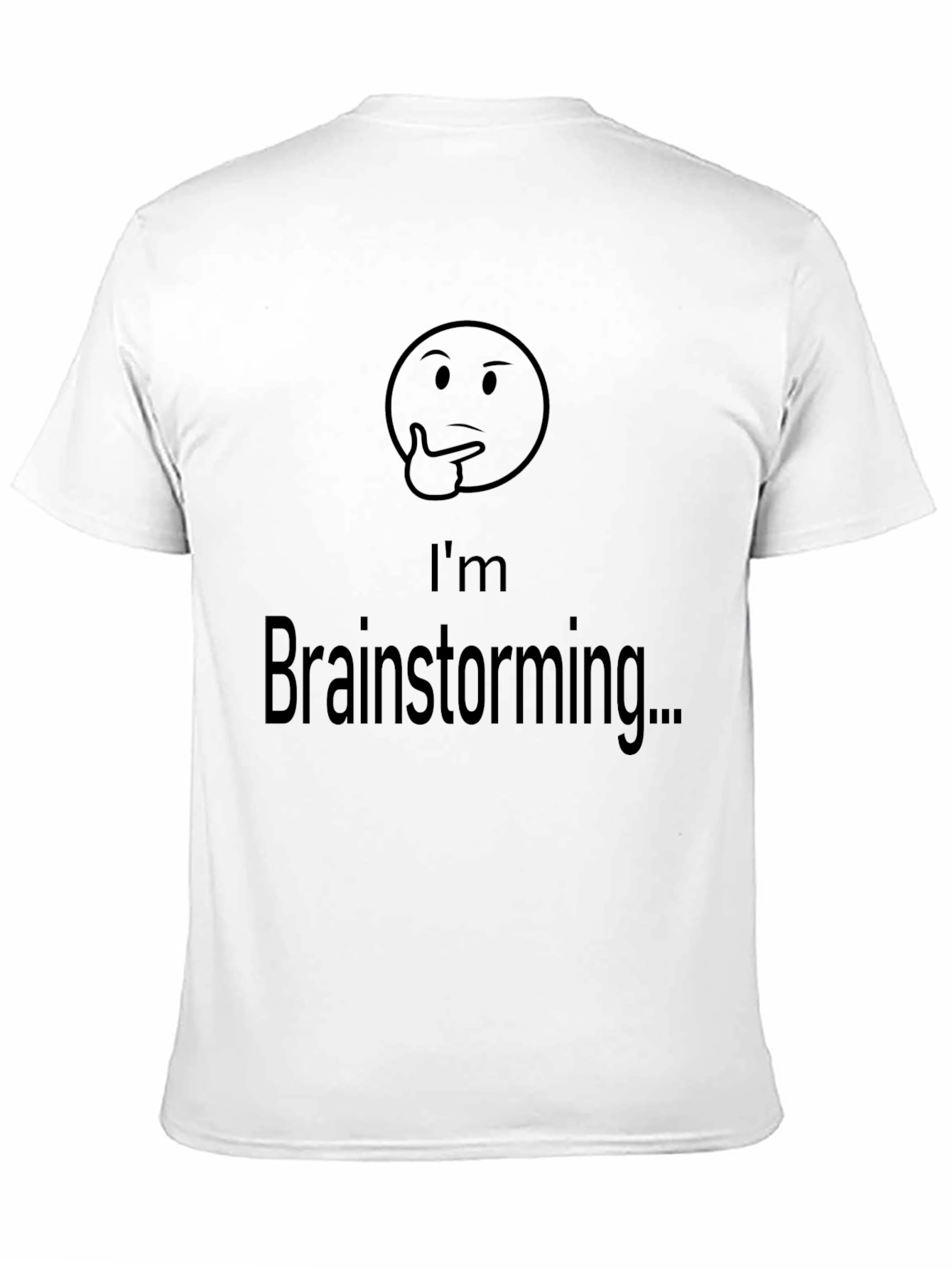 Black I'm Brainstorming T-Shirt view 11