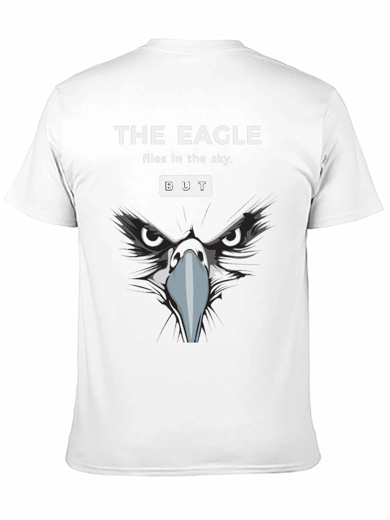 Black The Eagle Flies T-Shirt view 11