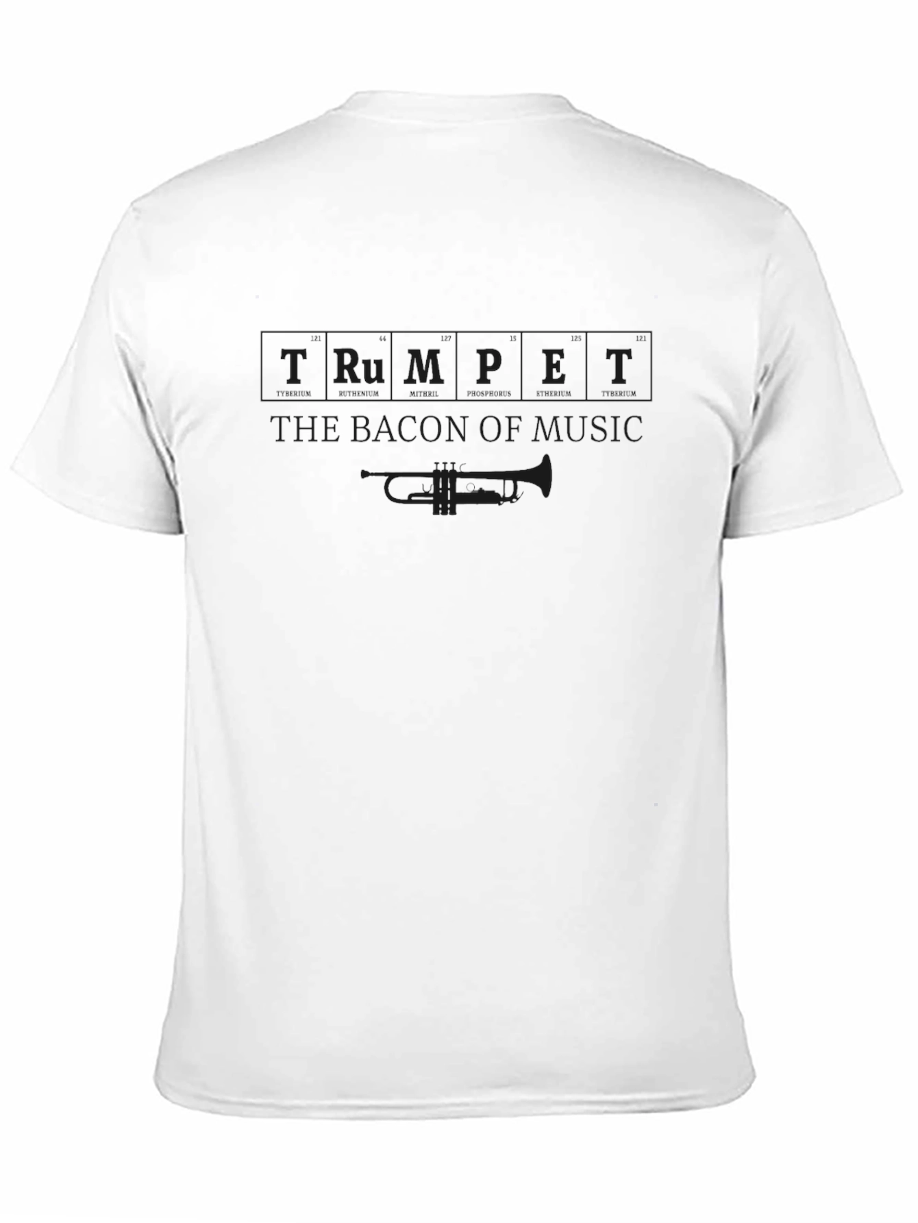 Black Trumpet Music Graphic Tee - Soft Cotton Blend view 11