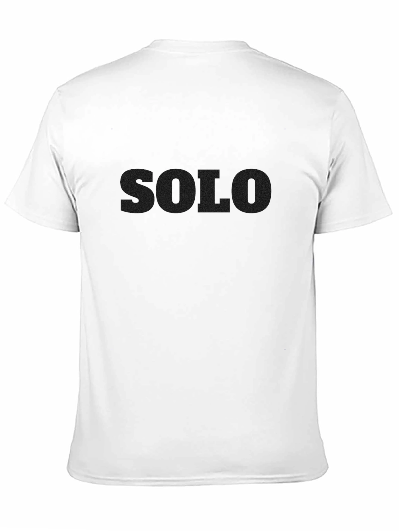 Black Solo Black T-Shirt - Unisex Minimalist Design view 11