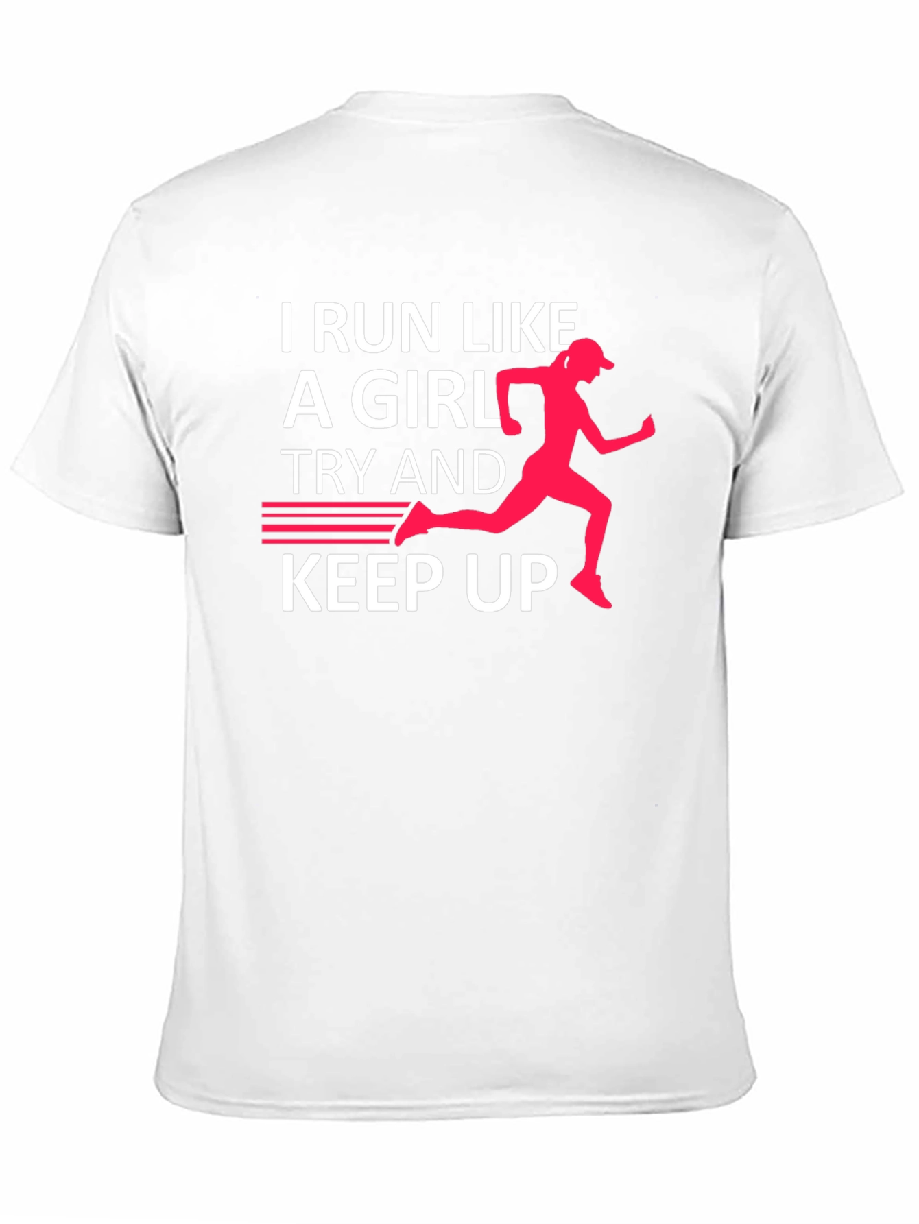 Black I Run Like A Girl T-Shirt - Funny Running Tee view 11