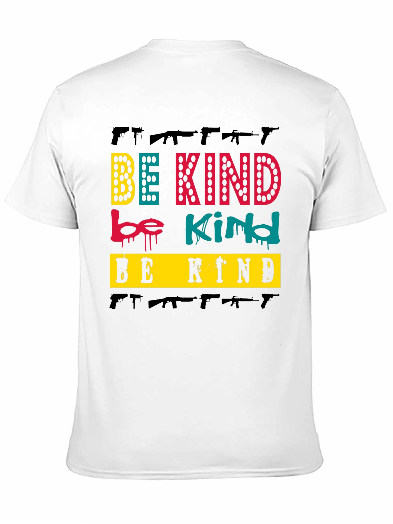 Black Be Kind T-Shirt Graphic Tee view 11