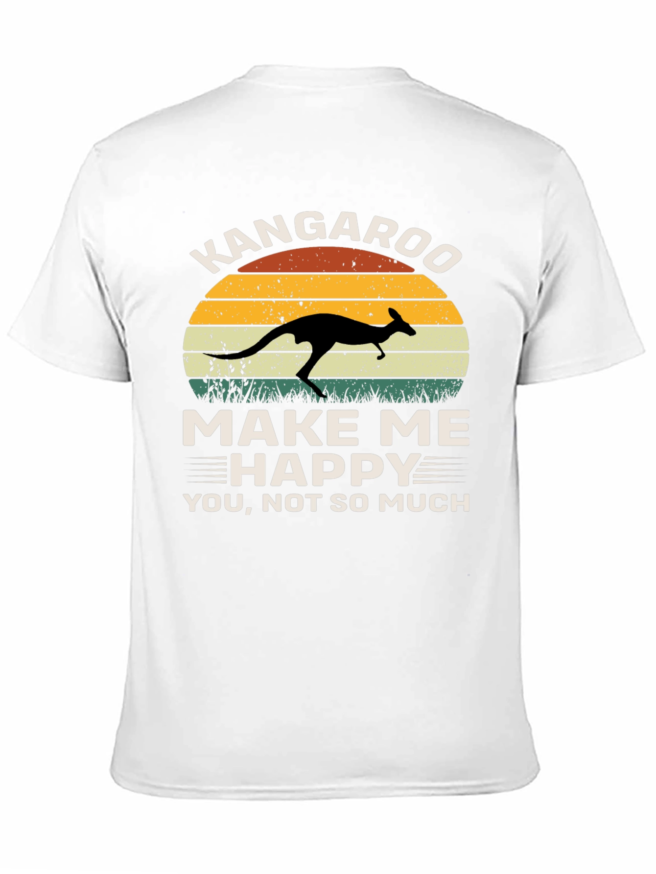 Black Kangaroo Make Me Happy Graphic Tee view 11