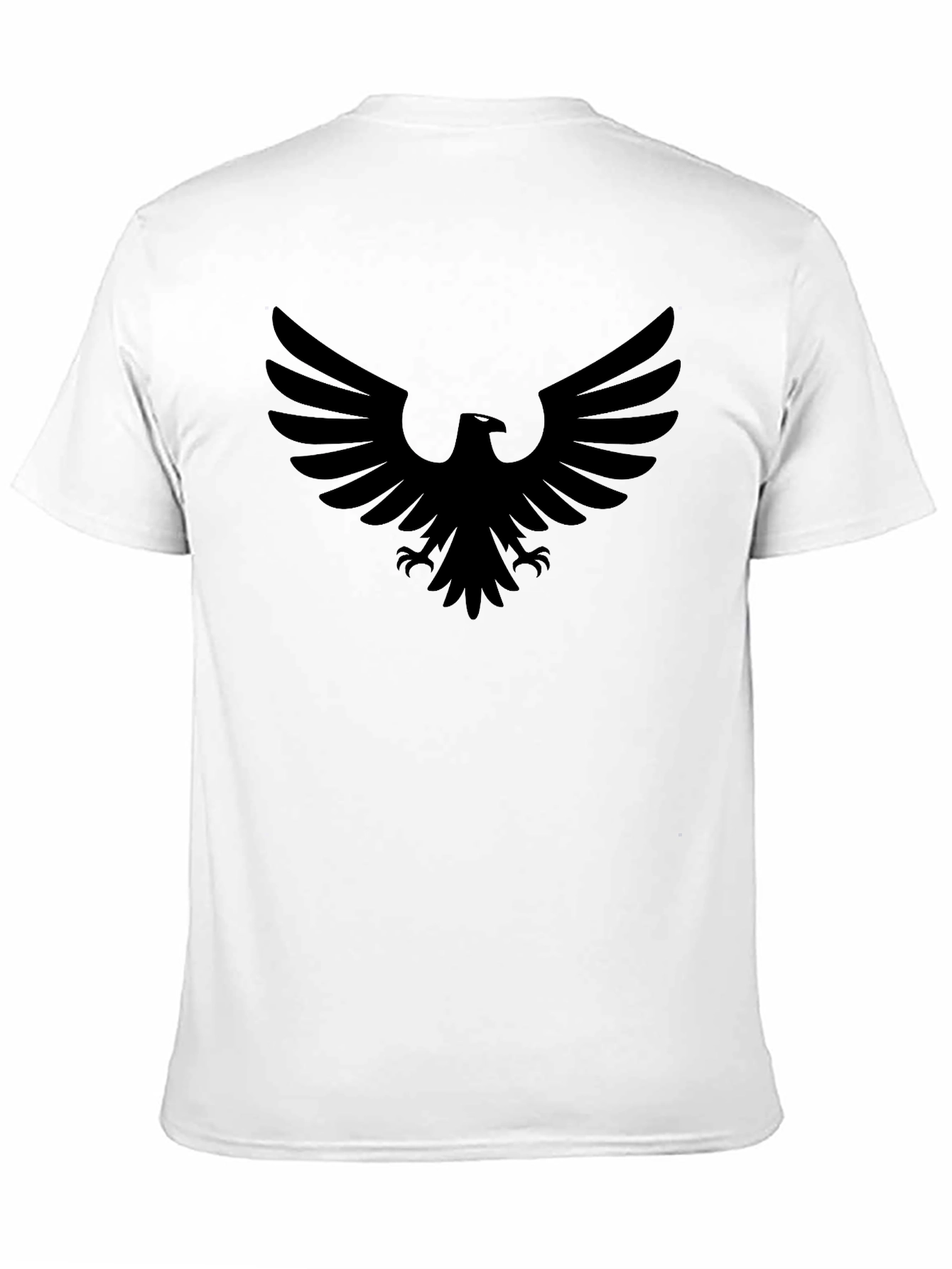 Black Black Eagle Graphic Tee - Men's Casual T-Shirt view 11