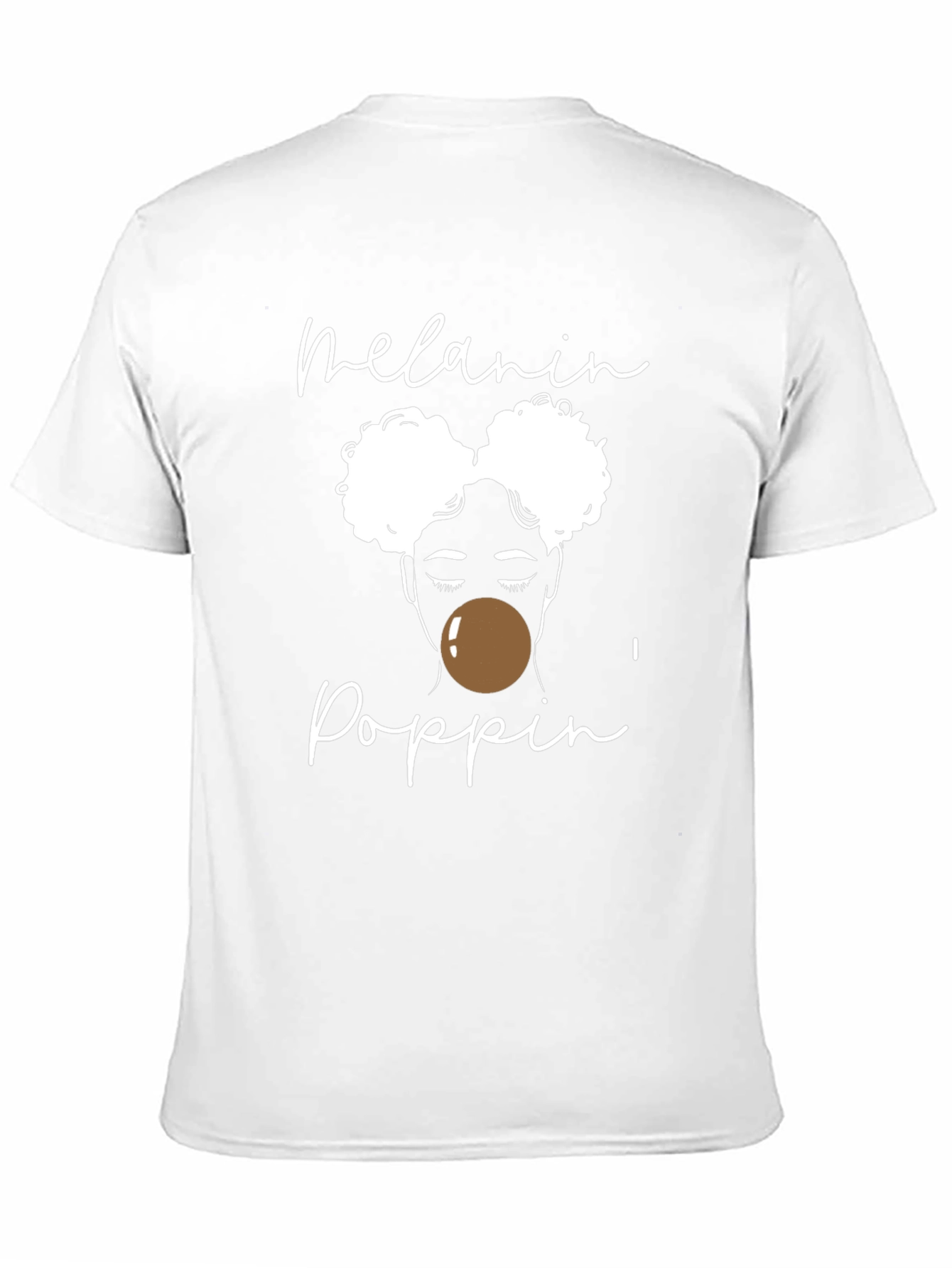 Black Melanin Poppin' Graphic Tee - Black Casual Shirt view 11