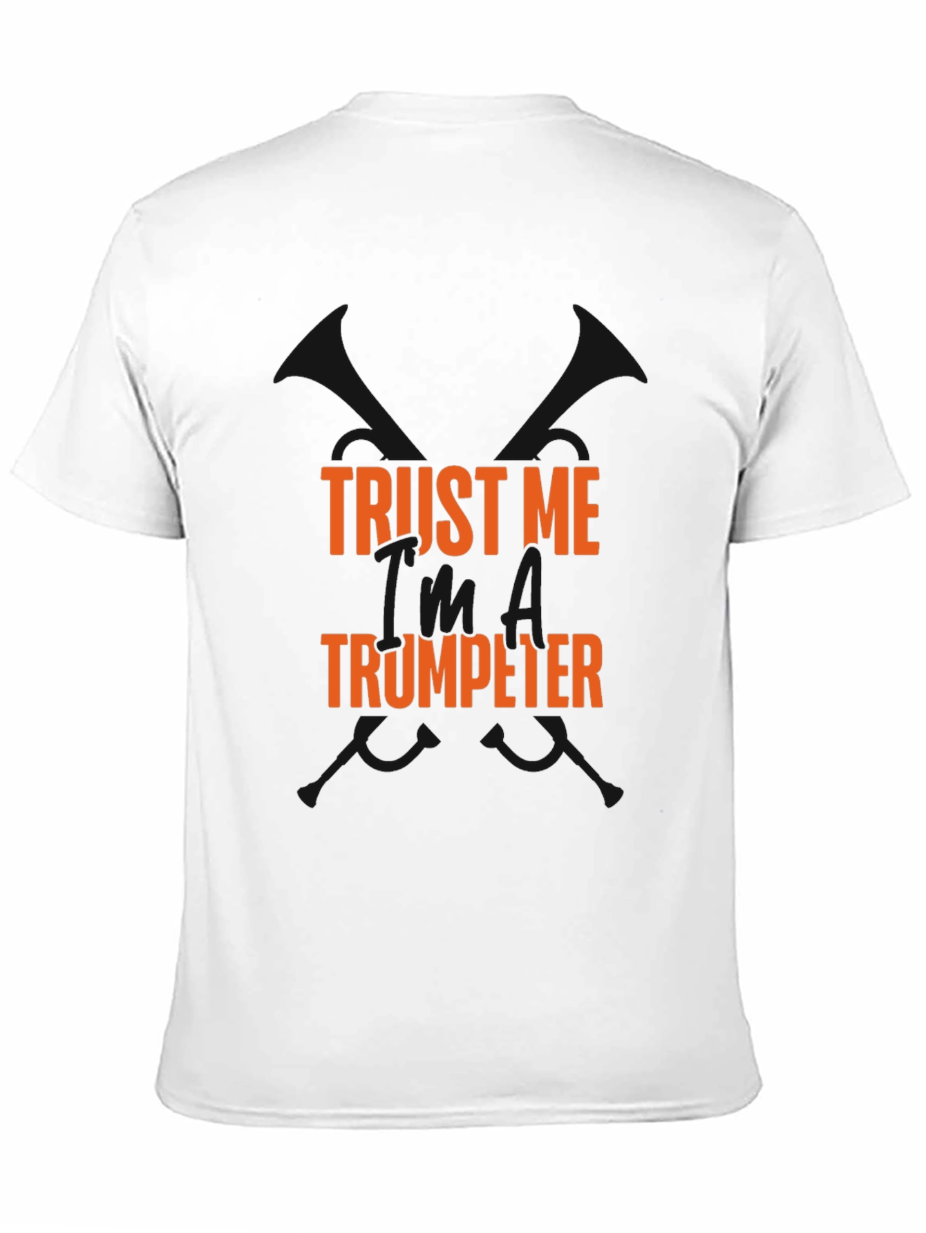 Black Trust Me Trumpeter T-Shirt view 11