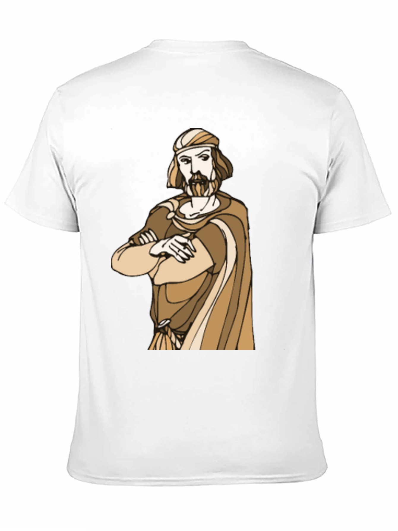 Black Ancient Philosopher Graphic T-Shirt - Unisex view 11
