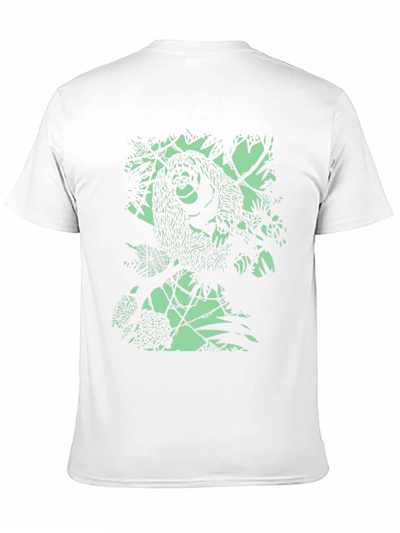 Black Cool Orangutan Graphic T-Shirt view 11