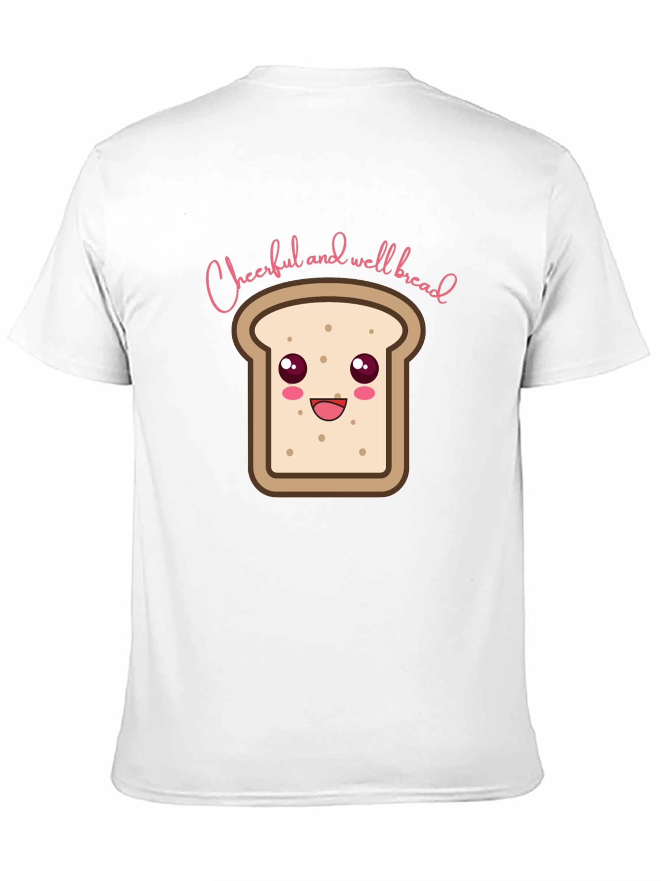 Black Cheerful and Well Bread T-Shirt - Black view 11