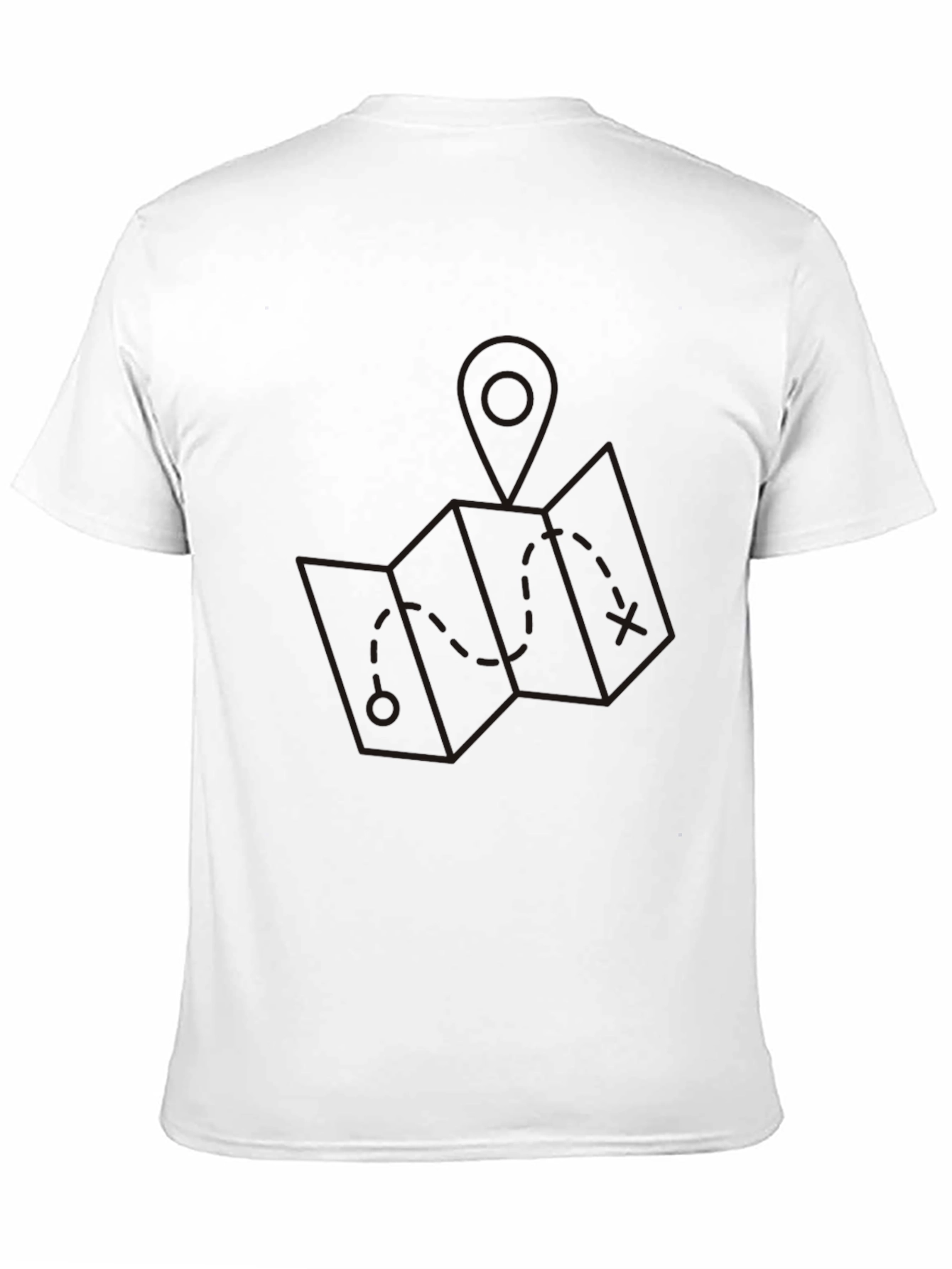 Black Black Map Graphic Tee - Adventure Ready! view 11