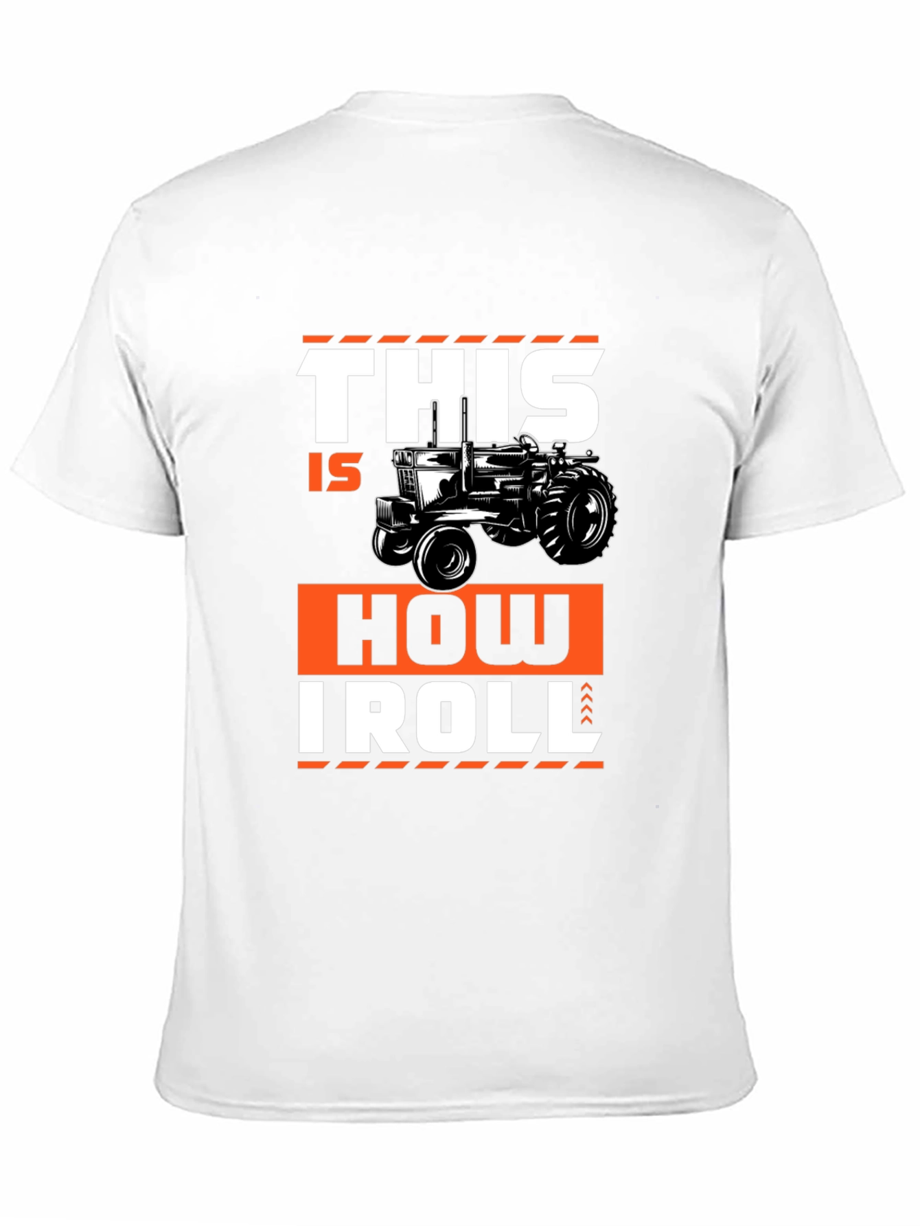 Black This Is How I Roll Tractor Graphic Tee view 11